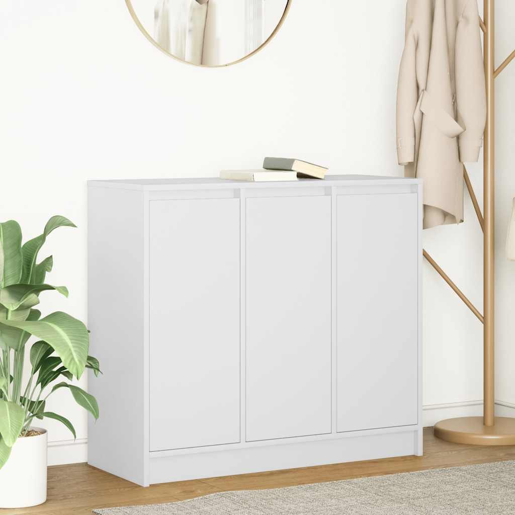 vidaXL Sideboard Sideboard Weiß 85x34x76 cm Holzwerkstoff (1 St)