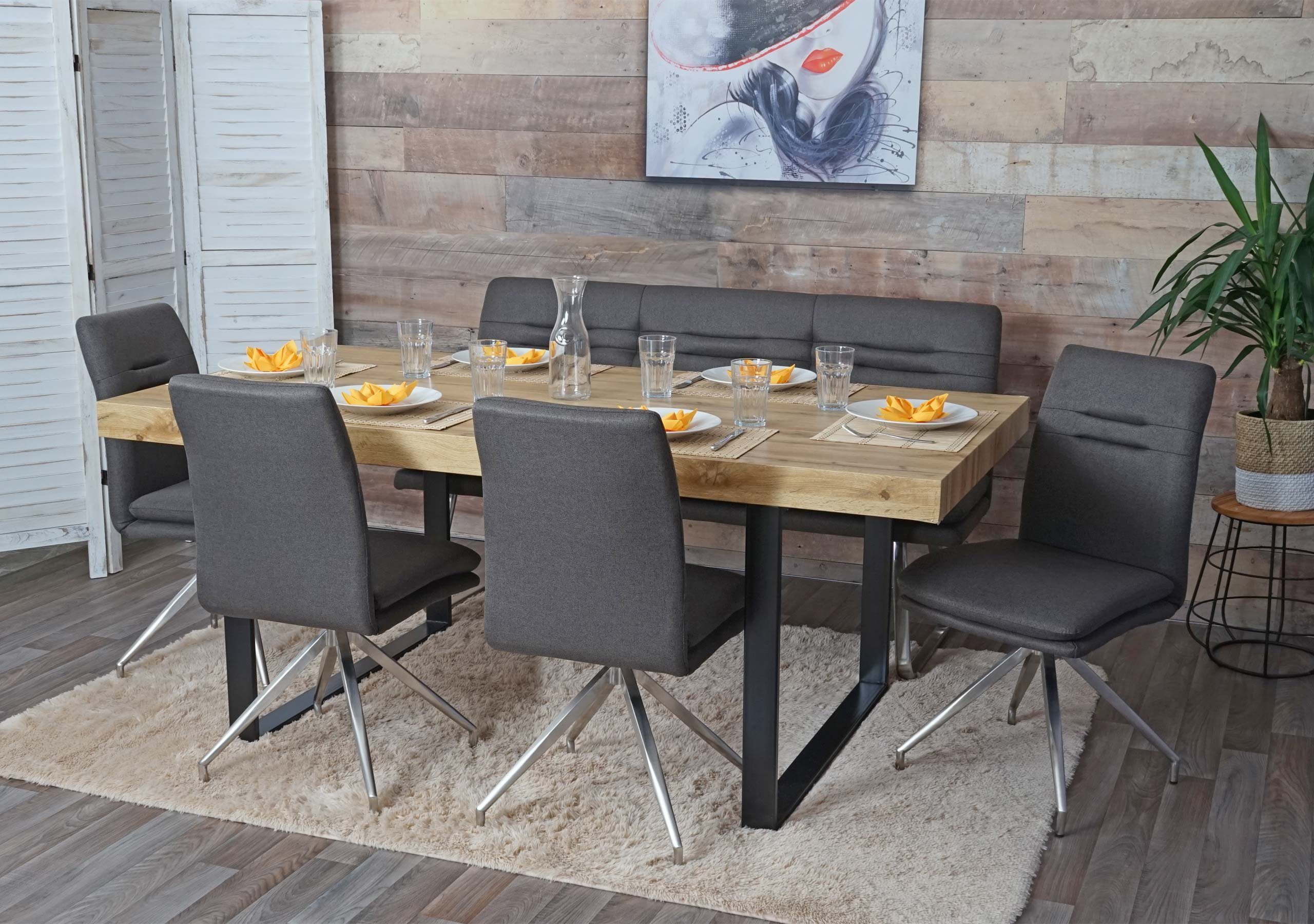 MCW Essgruppe MCW-H70-E, (Set, 5-tlg., 5er), Bequeme Formgebung, Stabiles Gestell