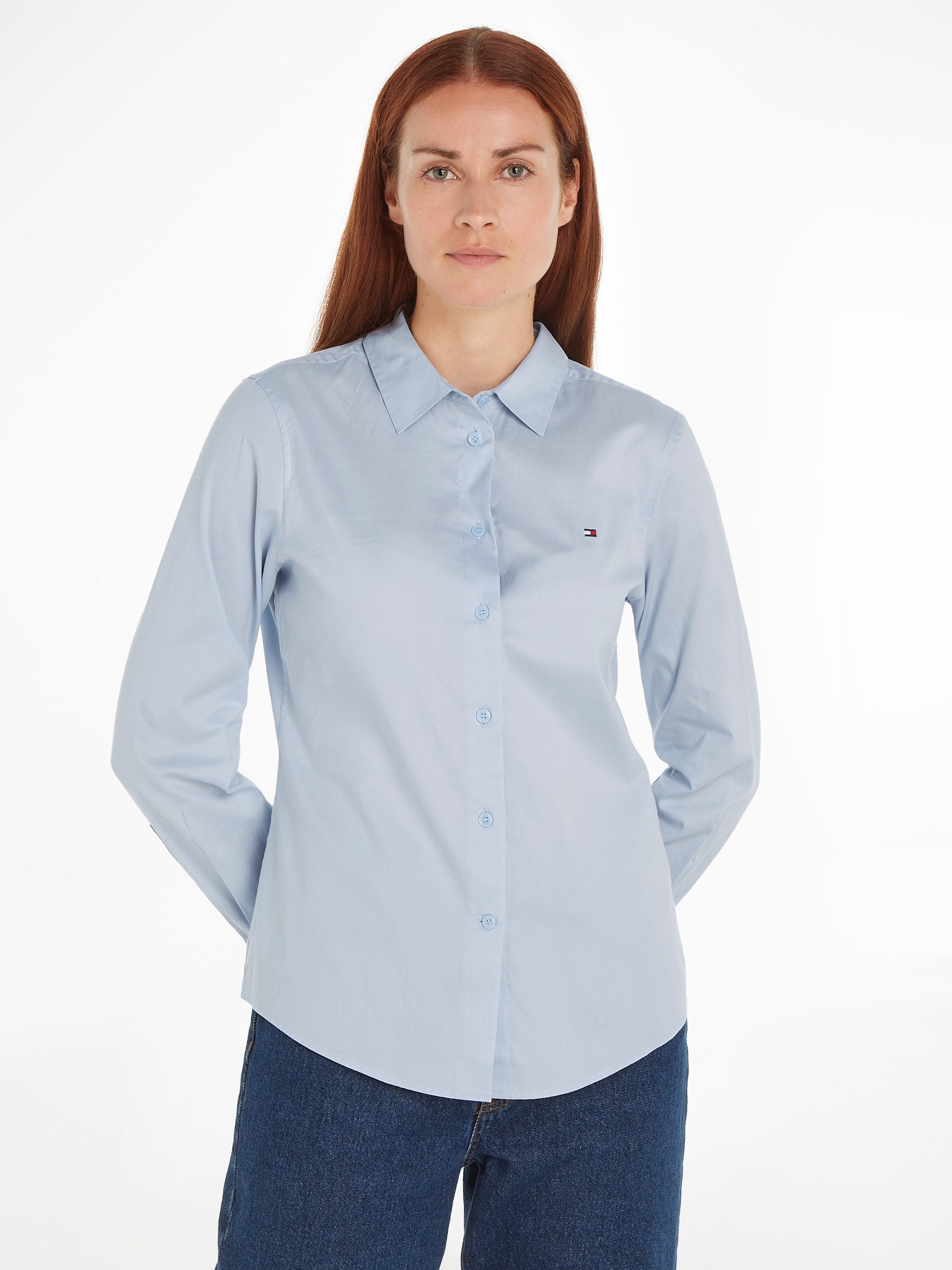 Tommy Hilfiger Hemdbluse STRETCH OXFORD REGULAR günstig online kaufen
