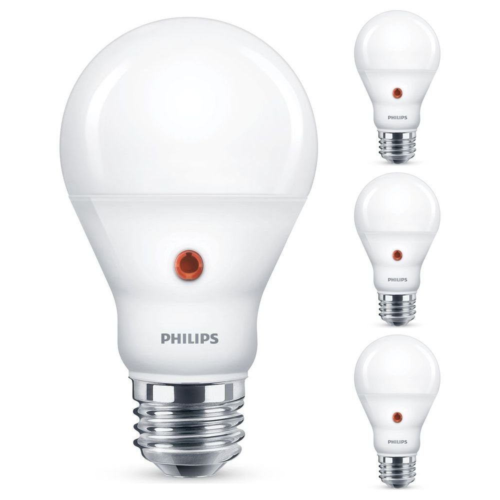 Philips LED-Leuchtmittel LED Lampe mit Dämmerungssensor ersetzt 60W ...