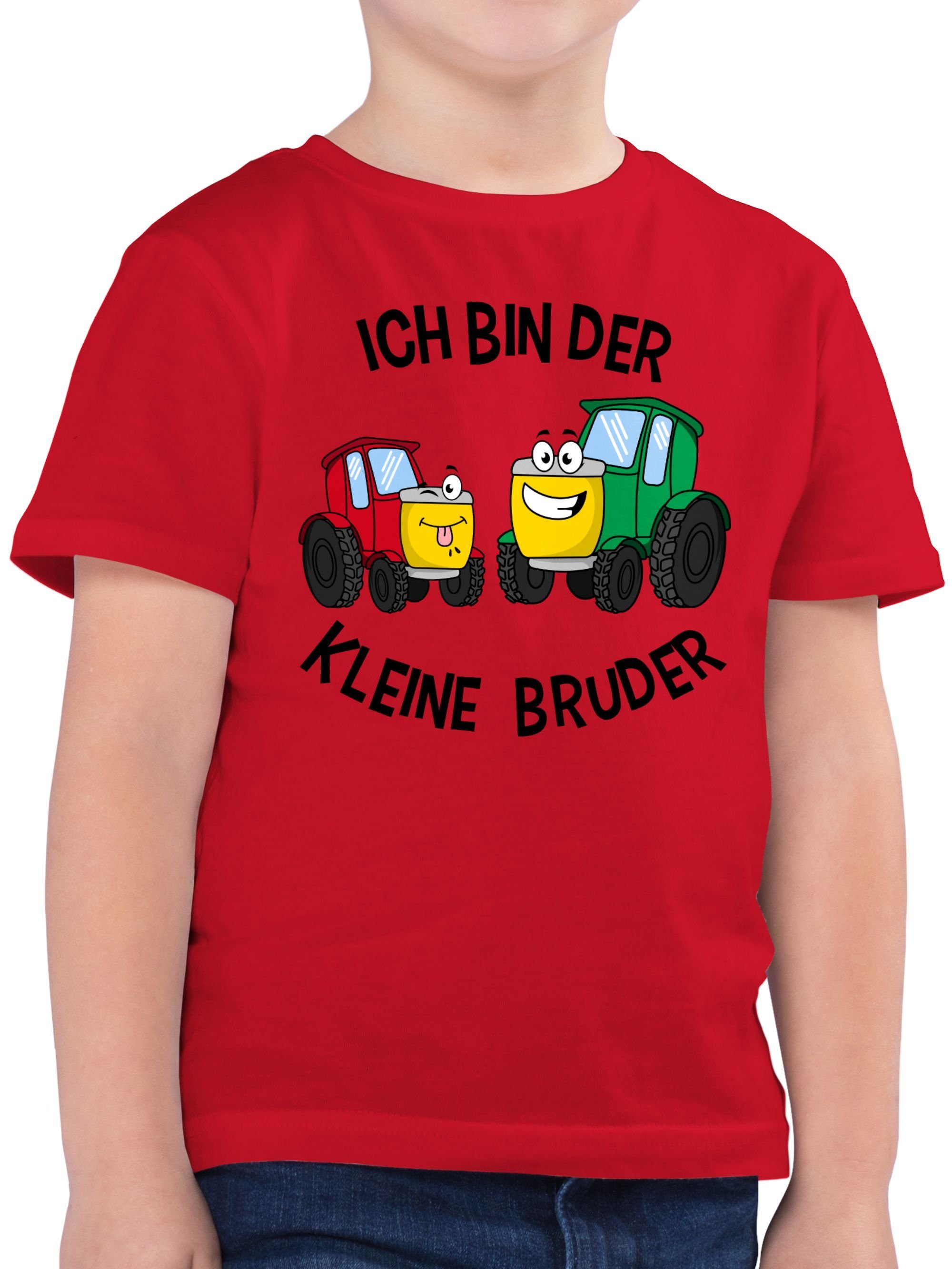 Traktor der Bruder Ich Rot T-Shirt Shirtracer 3 kleine Bruder Kleiner bin