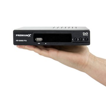 PremiumX HD 520SE FTA Digital Satelliten-Receiver DVB-S2 HDMI SCART USB FullHD SAT-Receiver