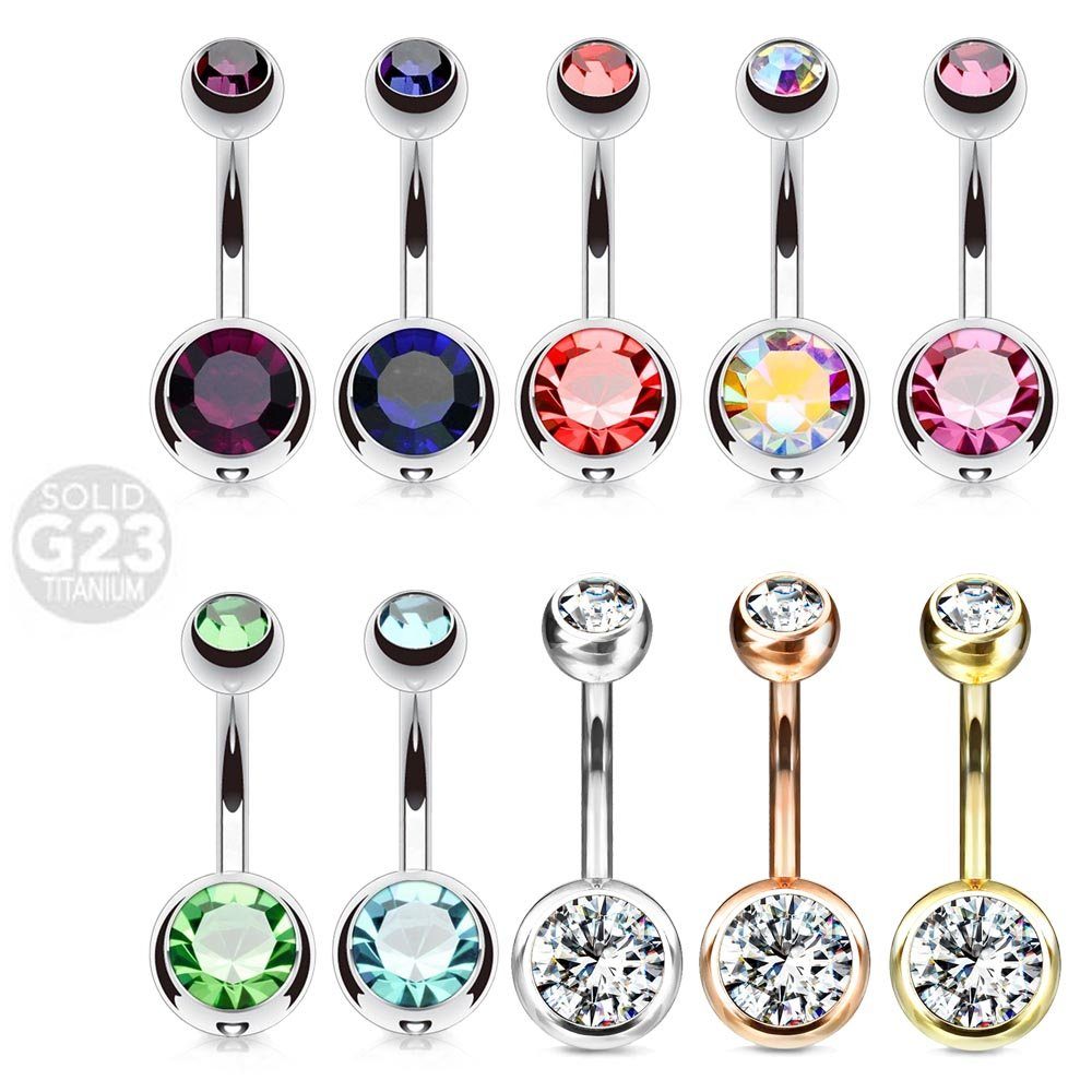 viva-adorno Bauchnabelpiercing Bauchnabel Piercing Banane Titan günstig online kaufen