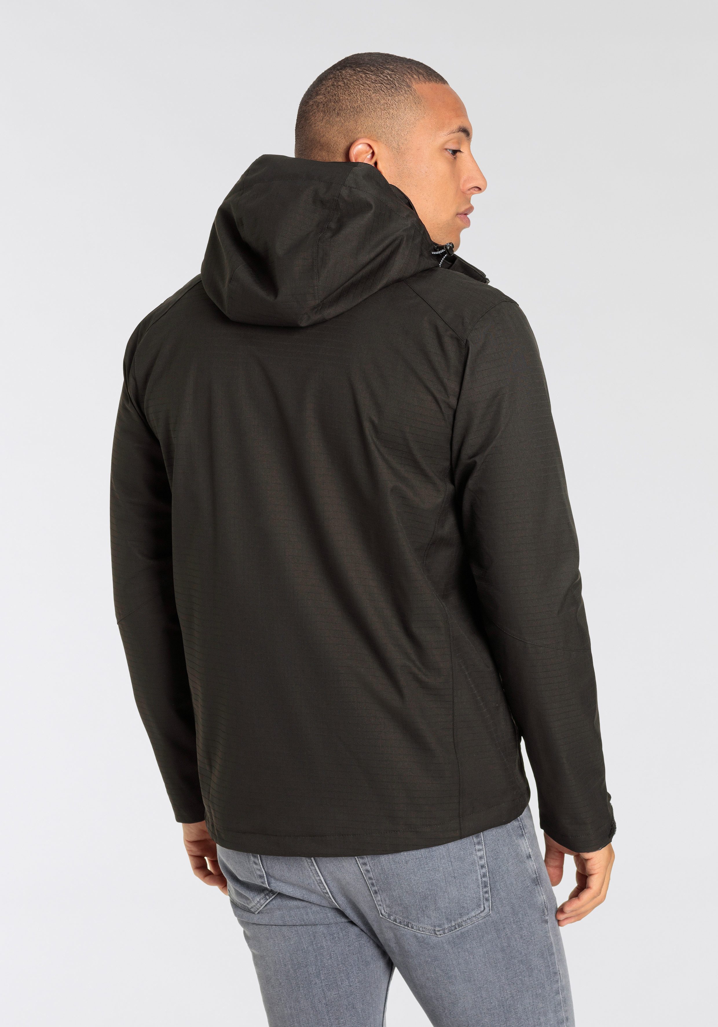 Killtec Funktionsjacke Wasserdicht & atmungsaktiv & abzippbarer Kapuze günstig online kaufen