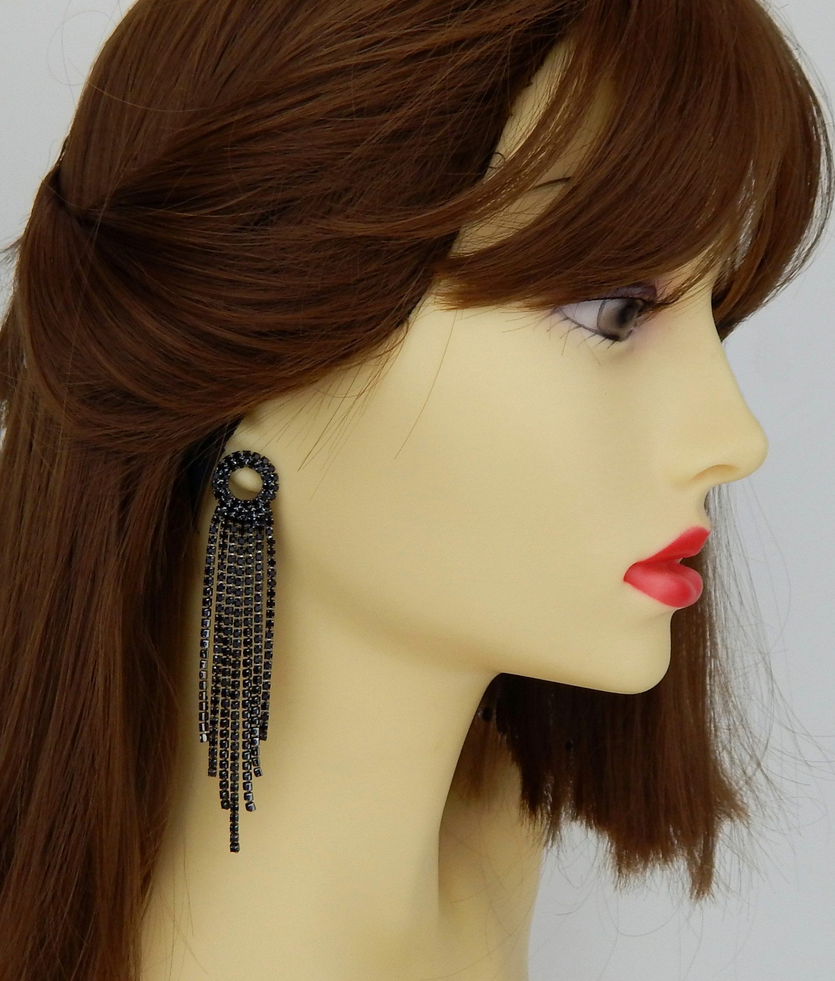 Ella Jonte Paar Ohrstecker, lange Strass günstig online kaufen