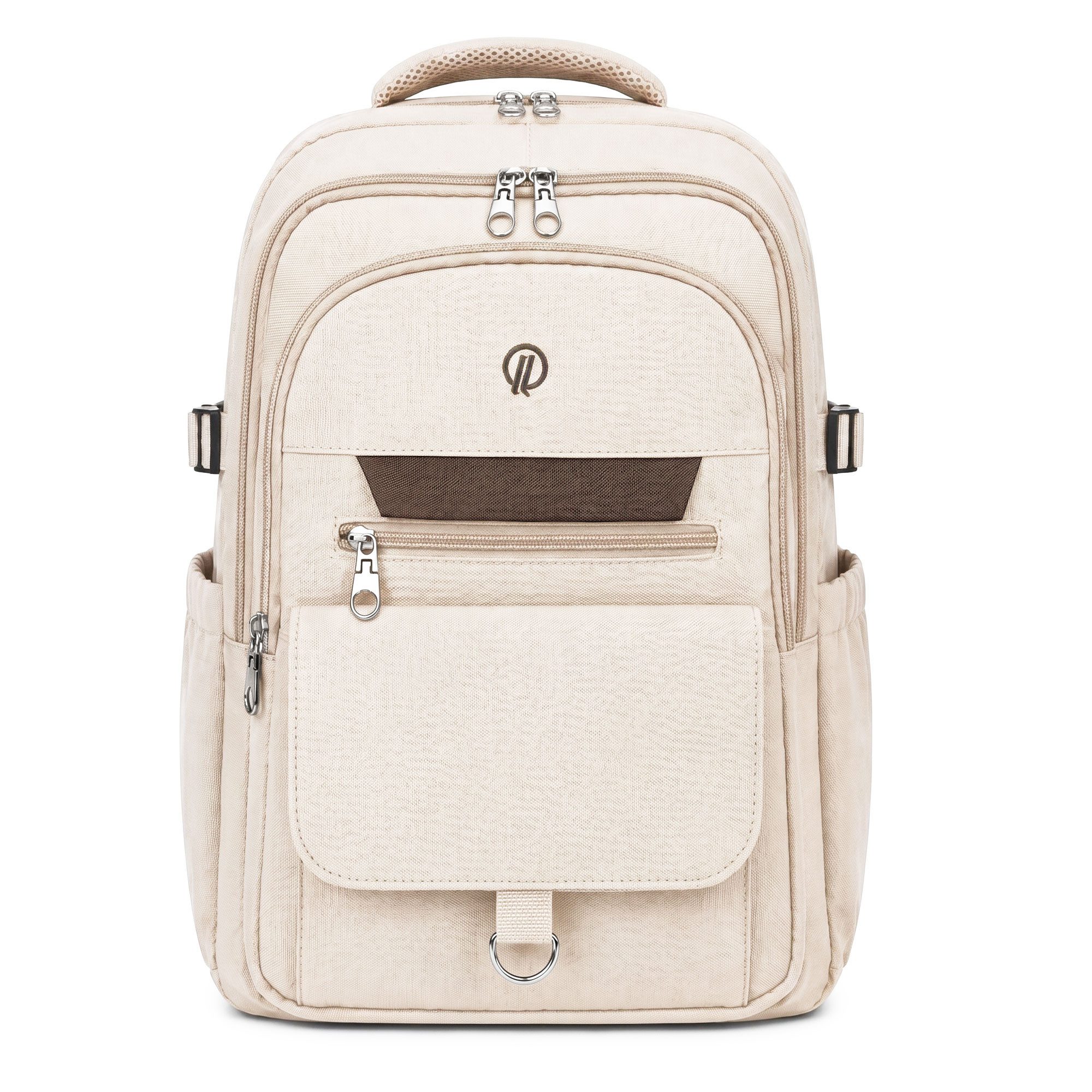 HELLSER Laptoprucksack Unisex Cityrucksack Laptop 15,6 Zoll – 25L Kompakt & Modern 43x28x18cm, für Schule, Uni, Alltag & als Handgepäck – versteckte Tasche hinten