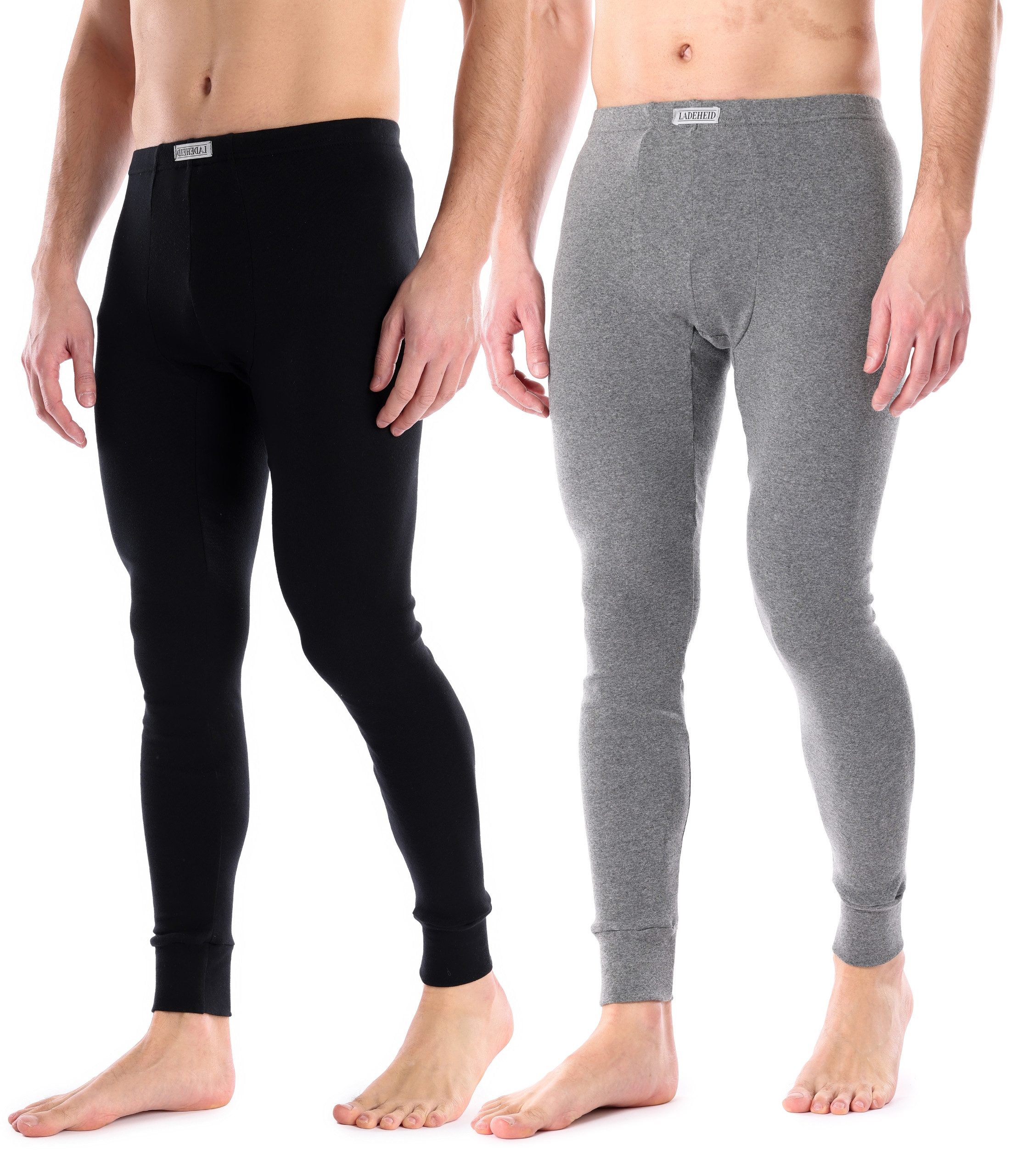 Ladeheid Lange Unterhose 2-er Pack Herren lange Thermounterhose LA40-247 (1 günstig online kaufen