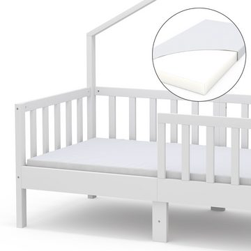 Livinity® Kinderbett Jugendbett Justus mit Matratze 70x140 cm