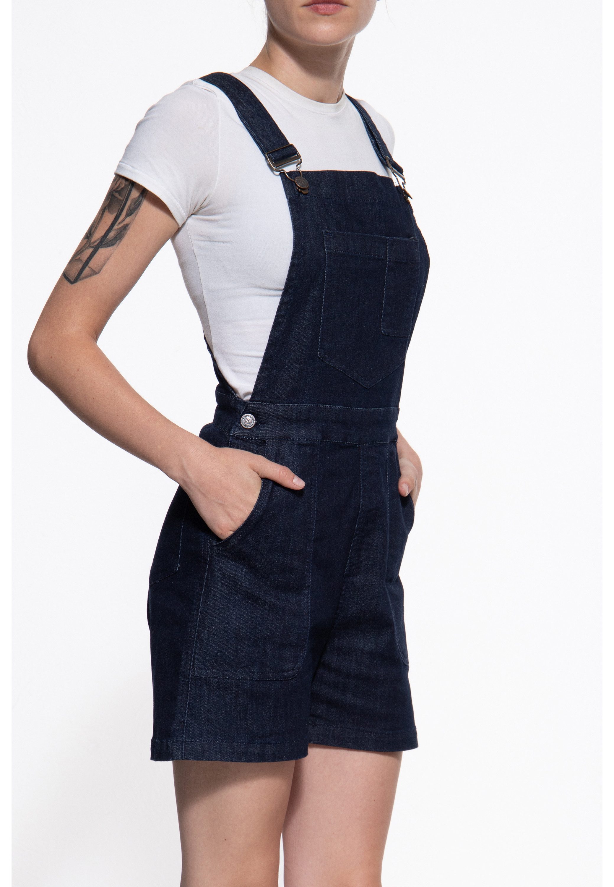 QueenKerosin Latzjeans im Worker-Style günstig online kaufen