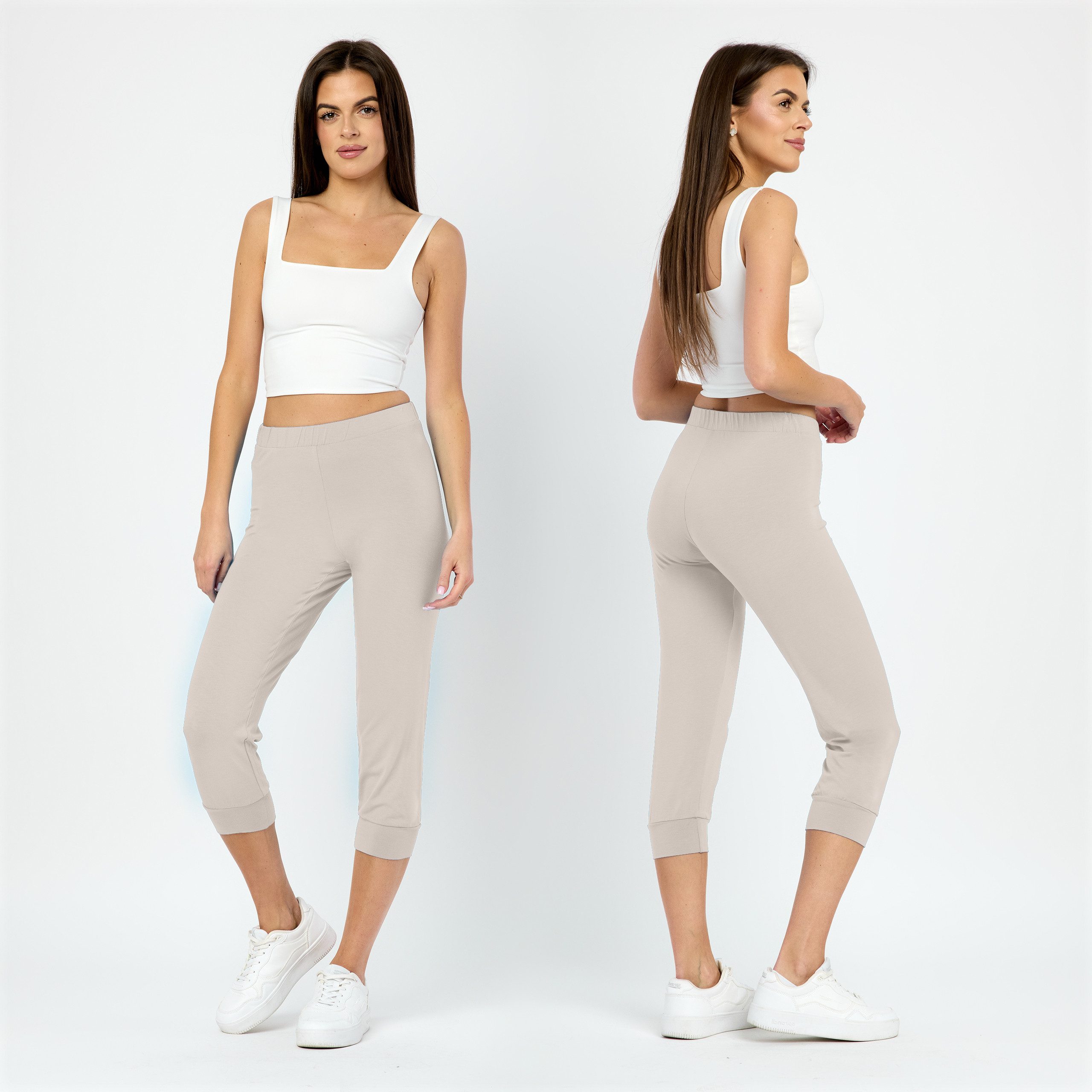 Merry Style Jogginghose Damen 3/4 Hose MS10-261 (1-tlg) elastischer Bund