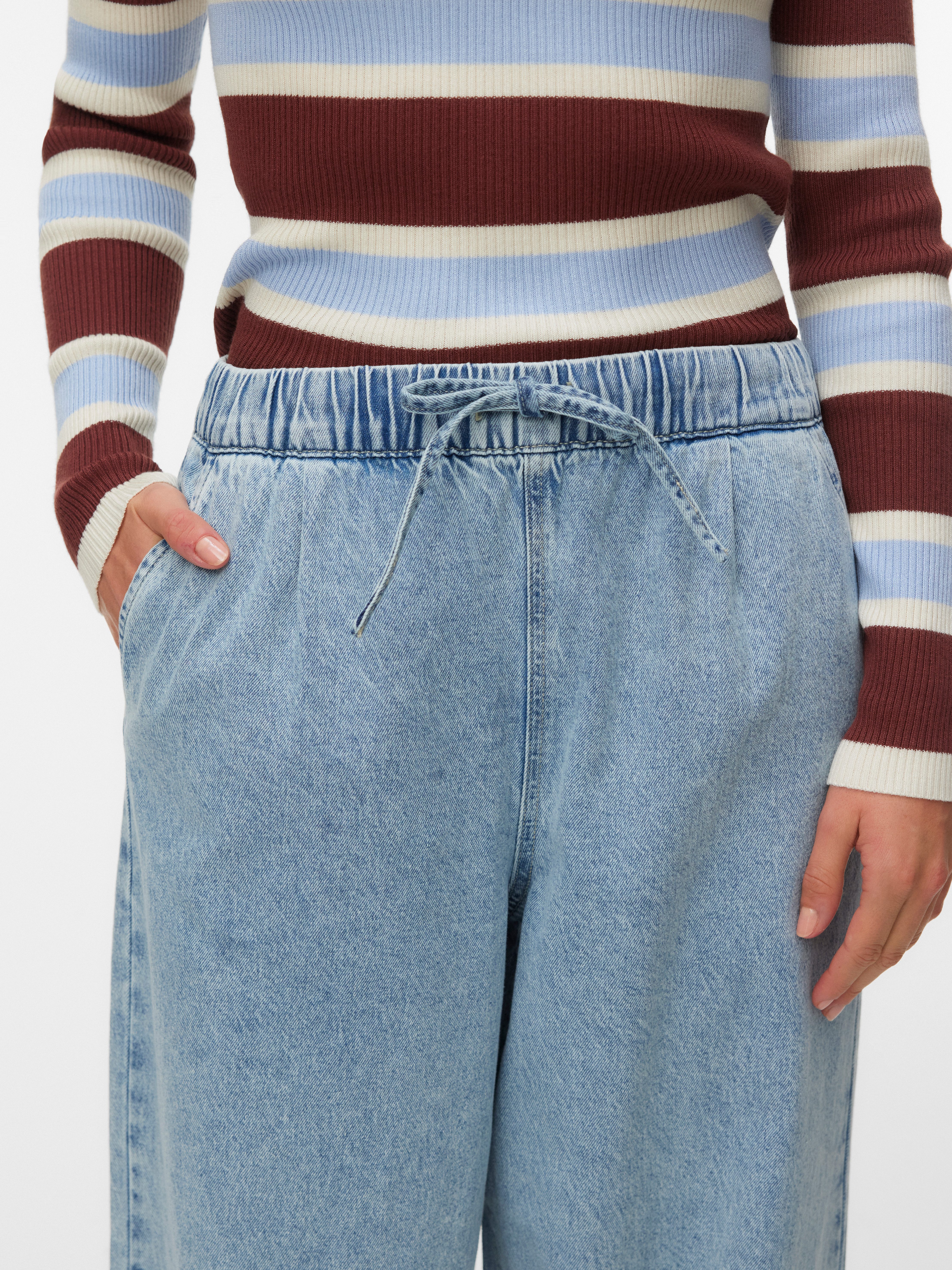 Vero Moda Weite Jeans VMVALERIA MR WIDE PULL UP JEANS NOOS