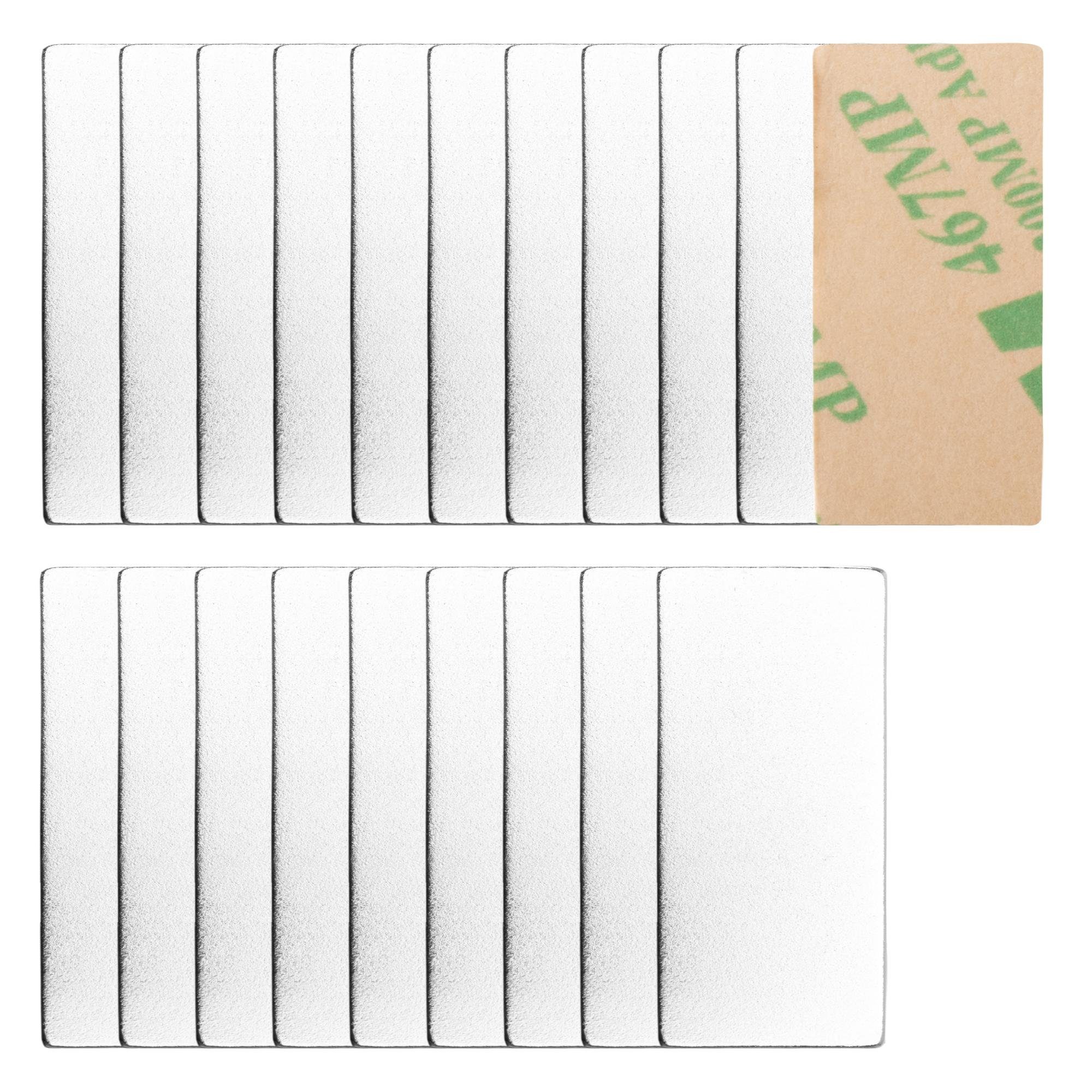 ECENCE Magnet Neodym Klebe-Magnete 20 Stck. selbstklebend Quader (20-St)