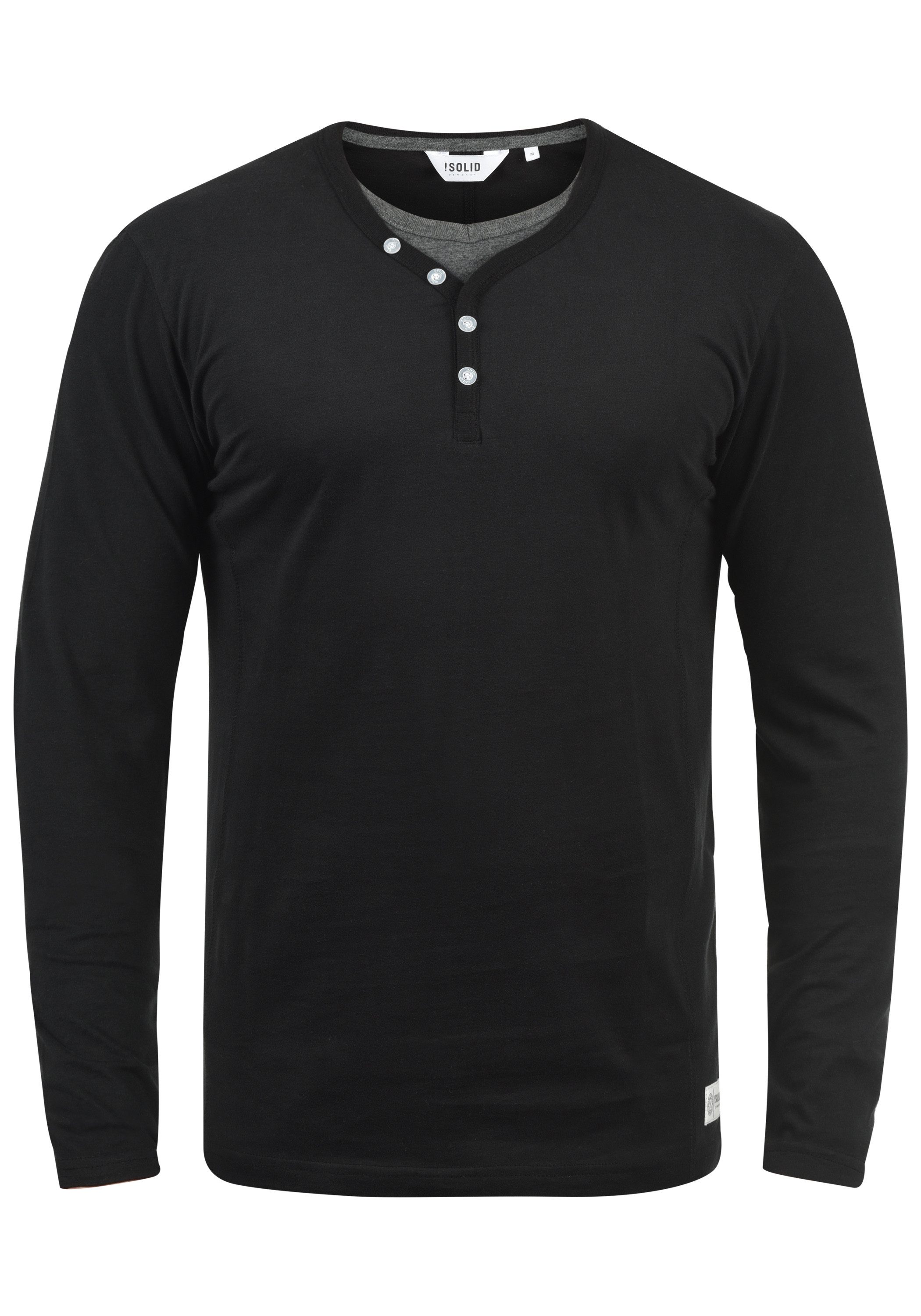 !Solid Langarmshirt SDDoriano Longsleeve im Double-Layer günstig online kaufen