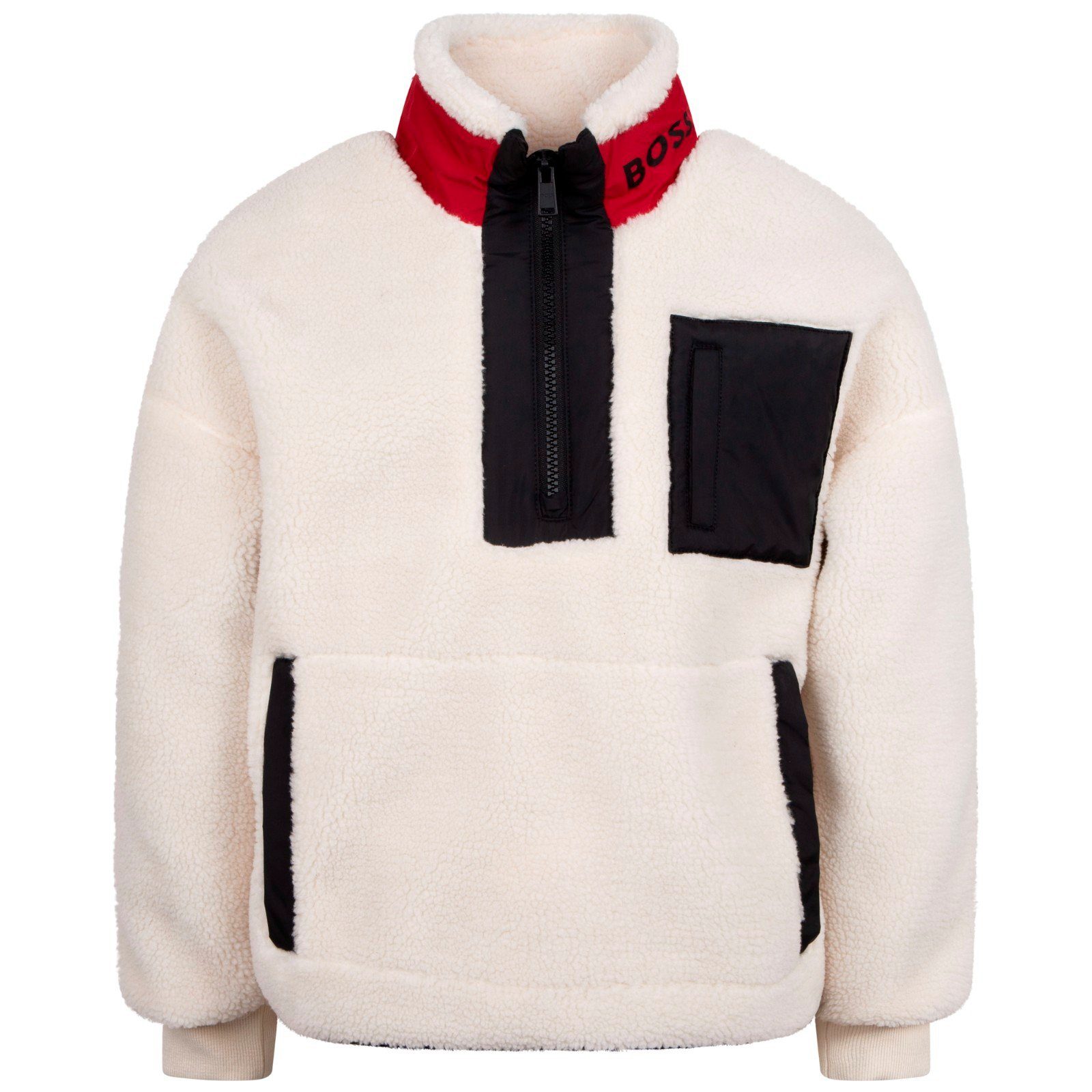 Boss Kidswear Sweatshirt Boss Kidswear Sweatshirt Lammfellimitat beige