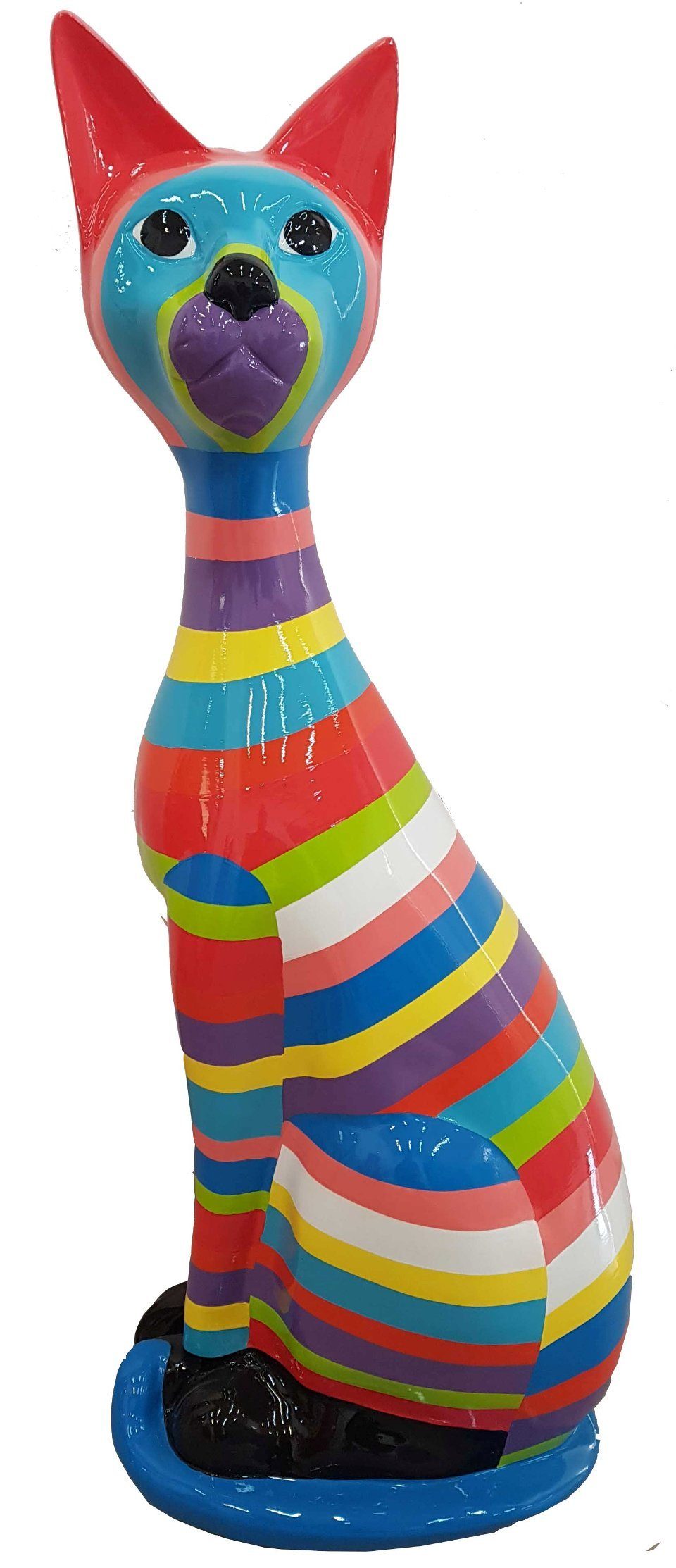 Tierfigur Abstrakte Deko Figur Statue Skulptur 98 cm Figuren Katze A745