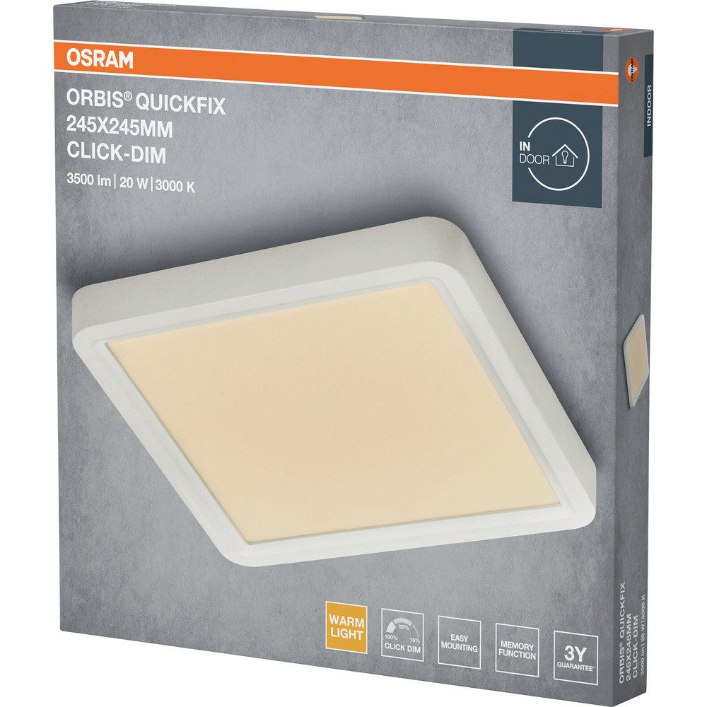 Osram Deckenleuchte OSRAM HOMELIGHTING 4099854604843 Deckenleuchte, LED-Deckenleuchte