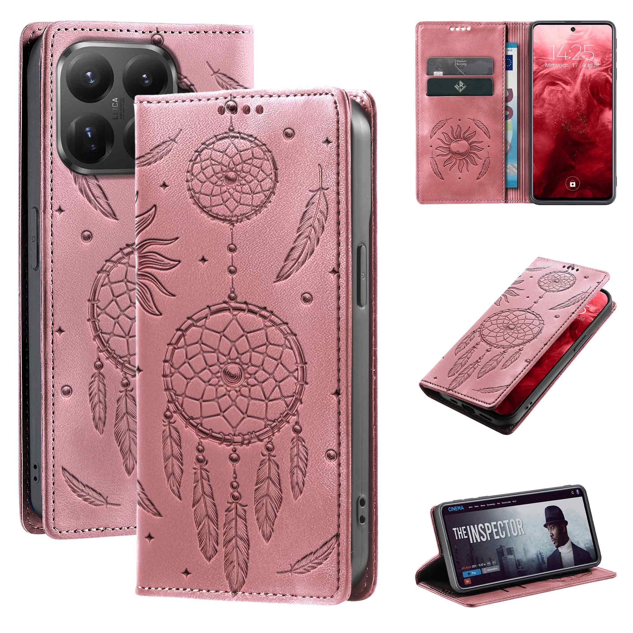 Handyhülle Traumfänger Hülle Cover Blumen für Xiaomi 15T