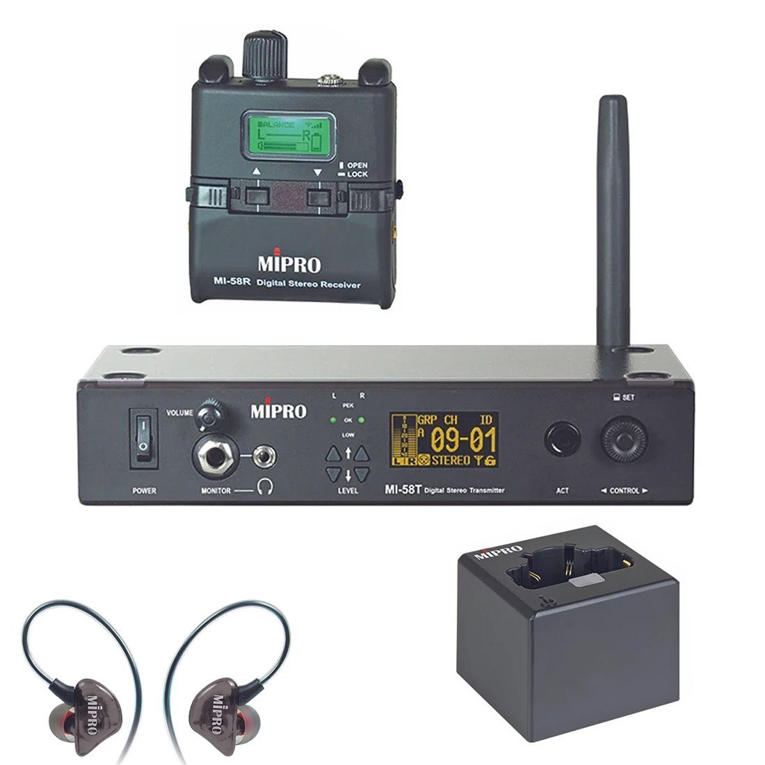 Mikrofon Mipro MI-58RT In-Ear Monitoring Komplettset