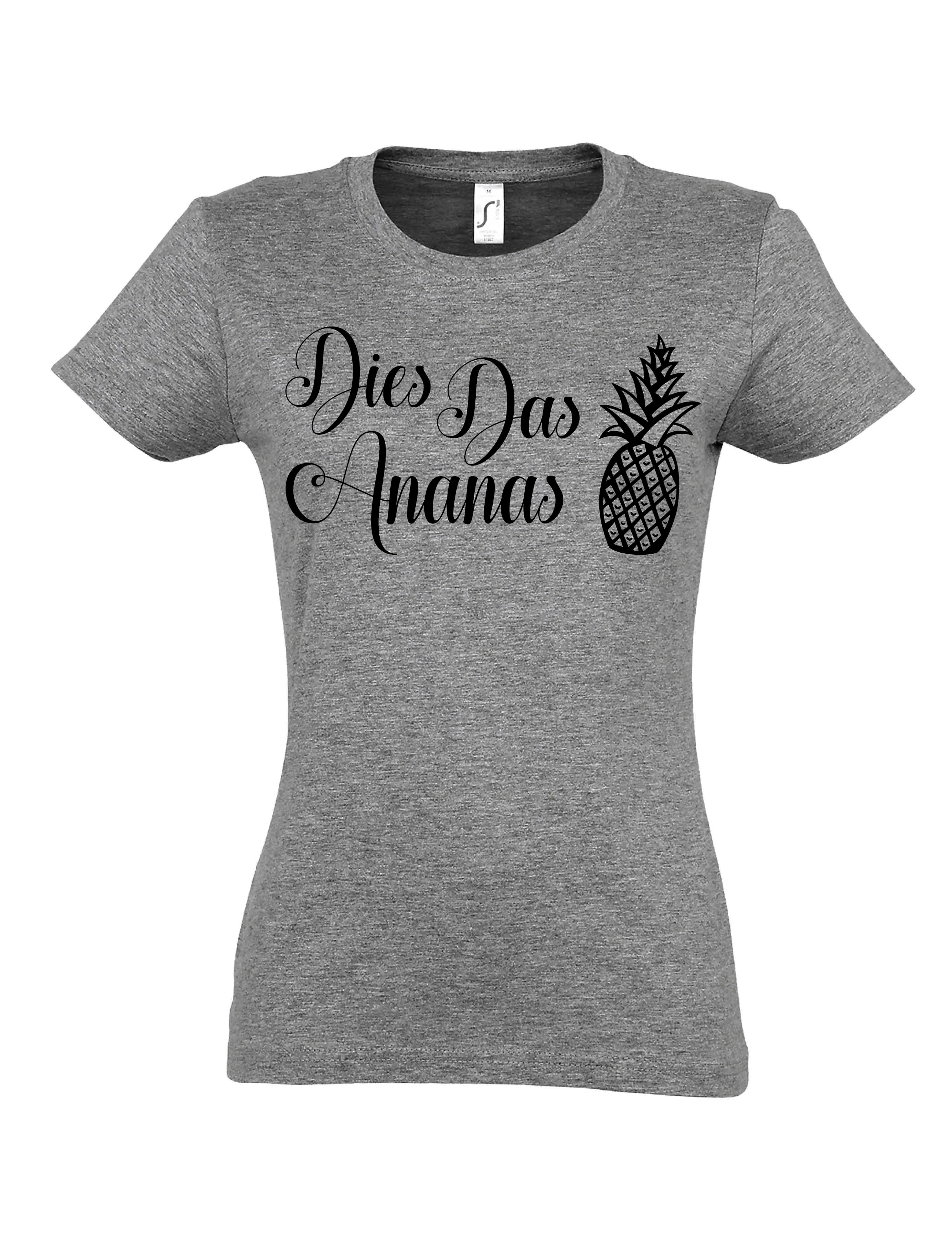 Youth Designz Print-Shirt "Dies Das Ananas" günstig online kaufen