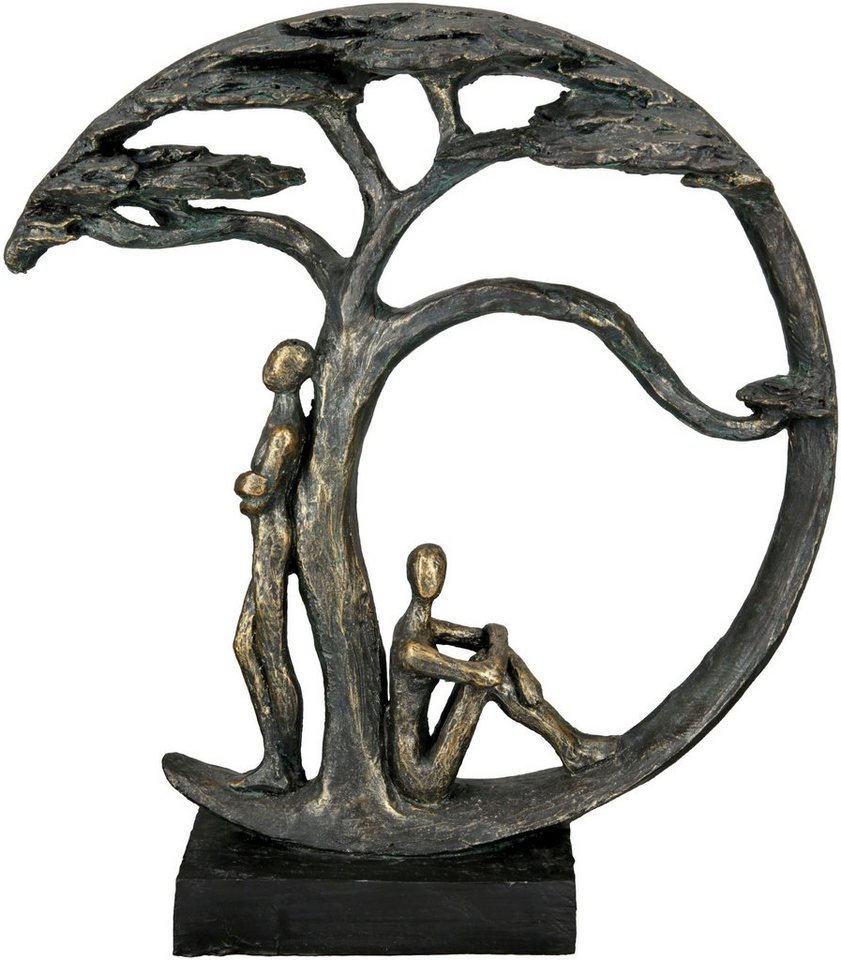 Casablanca by Gilde Dekofigur Skulptur Shadow (1 St), Maße : H. 32cm x B.  28cm x T. 8,5cm