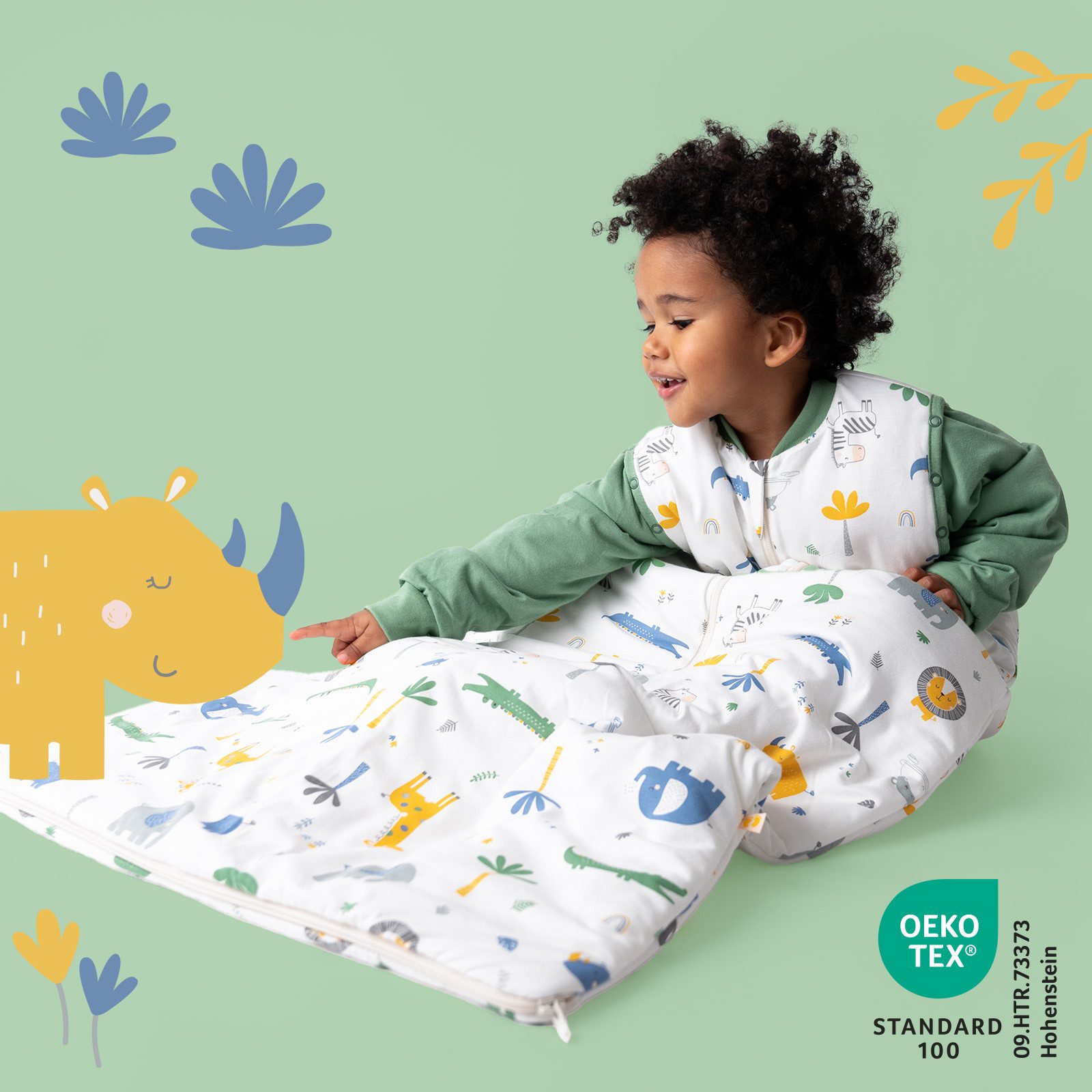 Schlummersack Kinderschlafsack Babyschlafsack, 2.5 Tog OEKO-TEX zertifizier günstig online kaufen