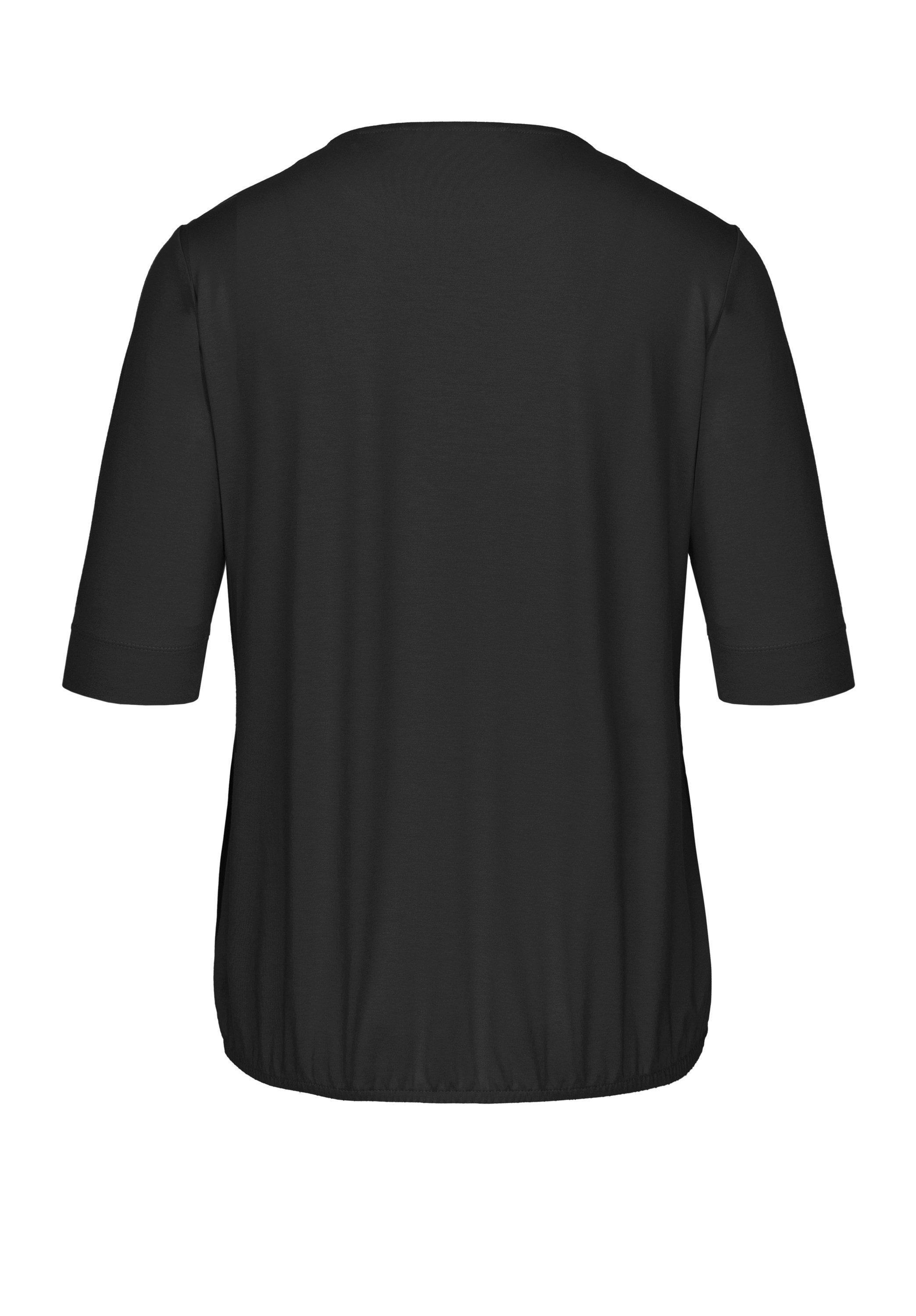 bianca Blusenshirt IRENA mit Fältchen und Schmuckelement am Ausschnitt günstig online kaufen