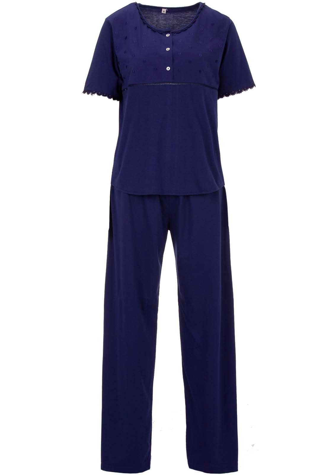 zeitlos Schlafanzug Pyjama Set Kurzarm - günstig online kaufen
