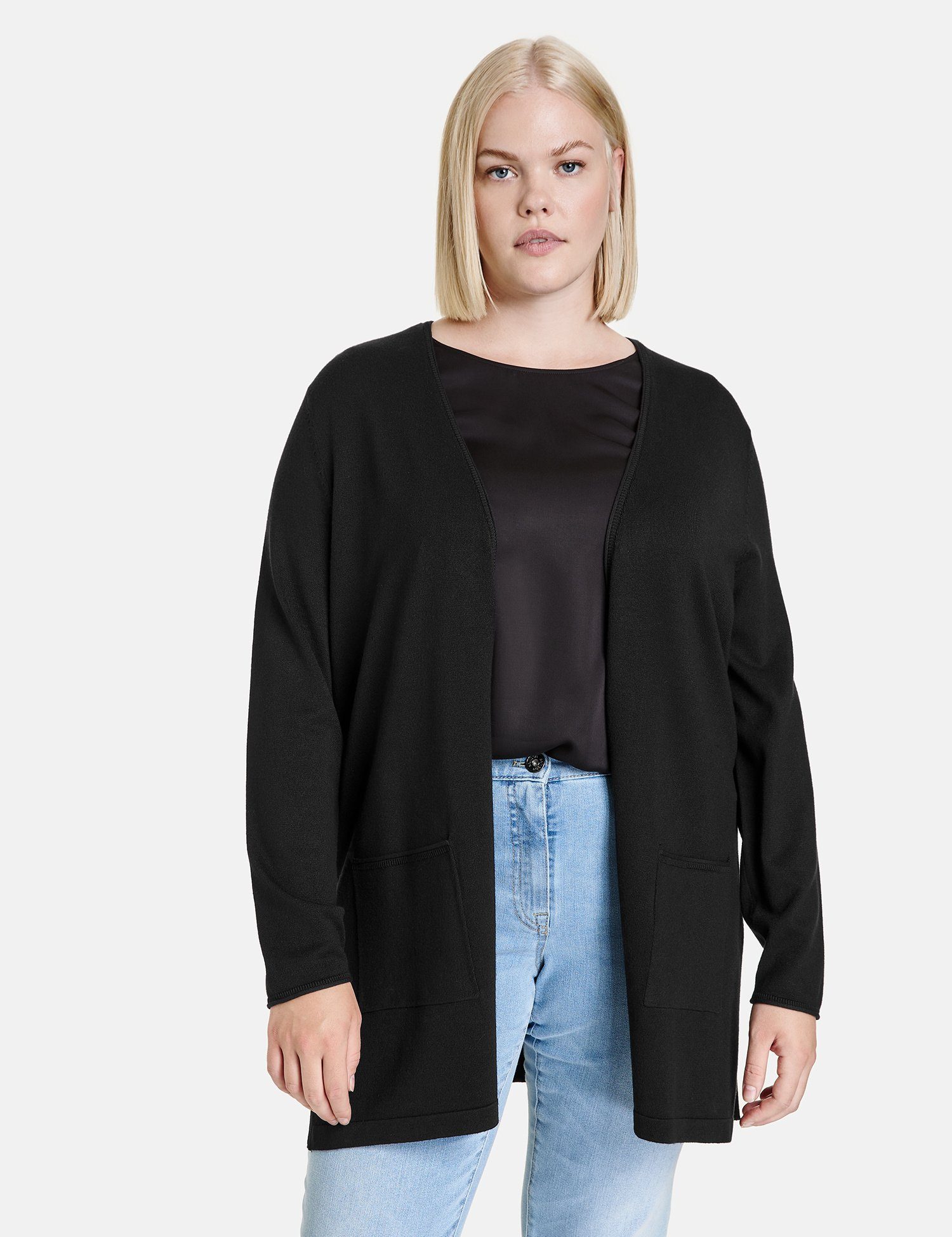 Black Langer Samoon Cardigan Cardigan