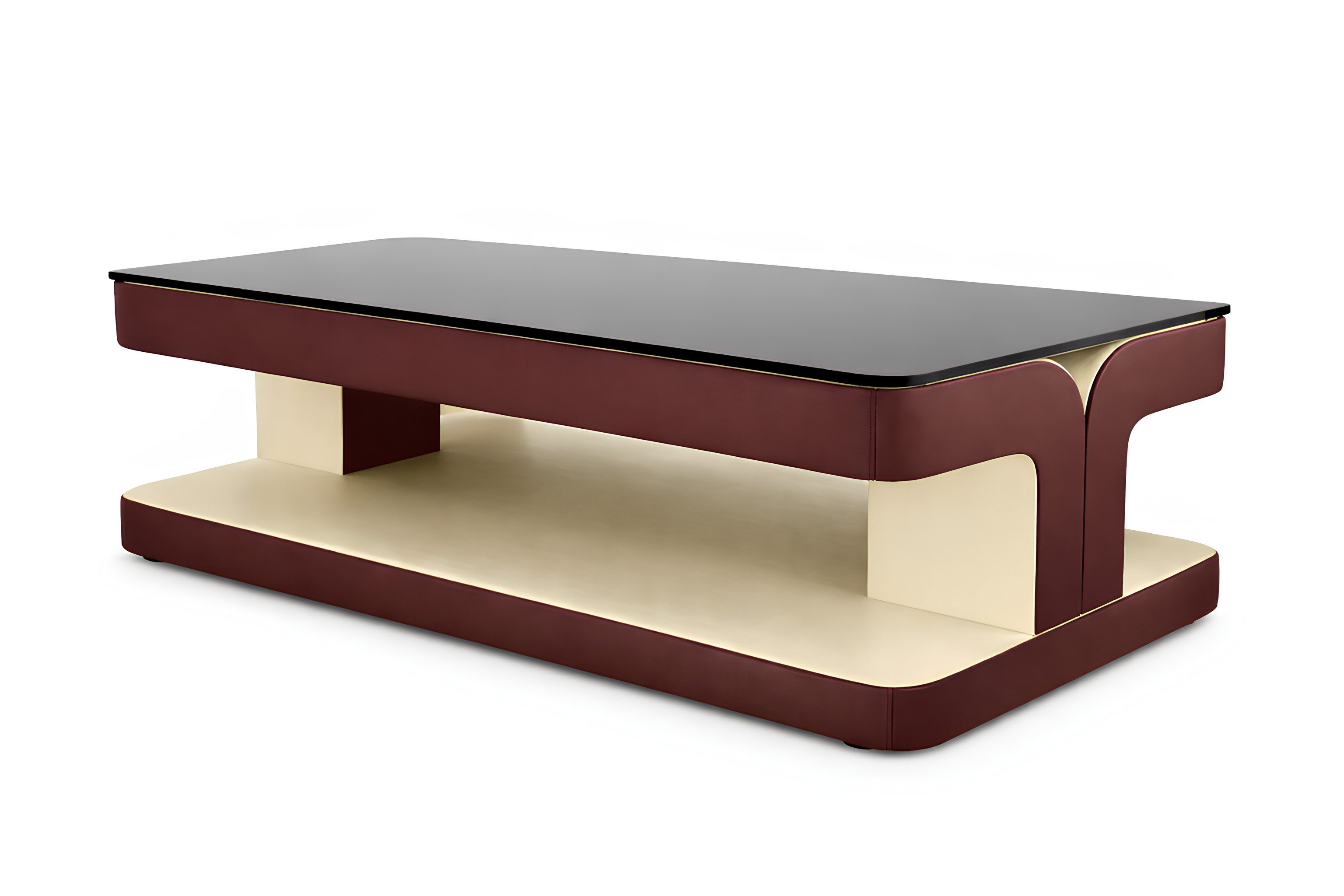 JVmoebel Couchtisch Luxus Couchtisch aus Holz mit modernem Design in Schwarz, Made in Europa
