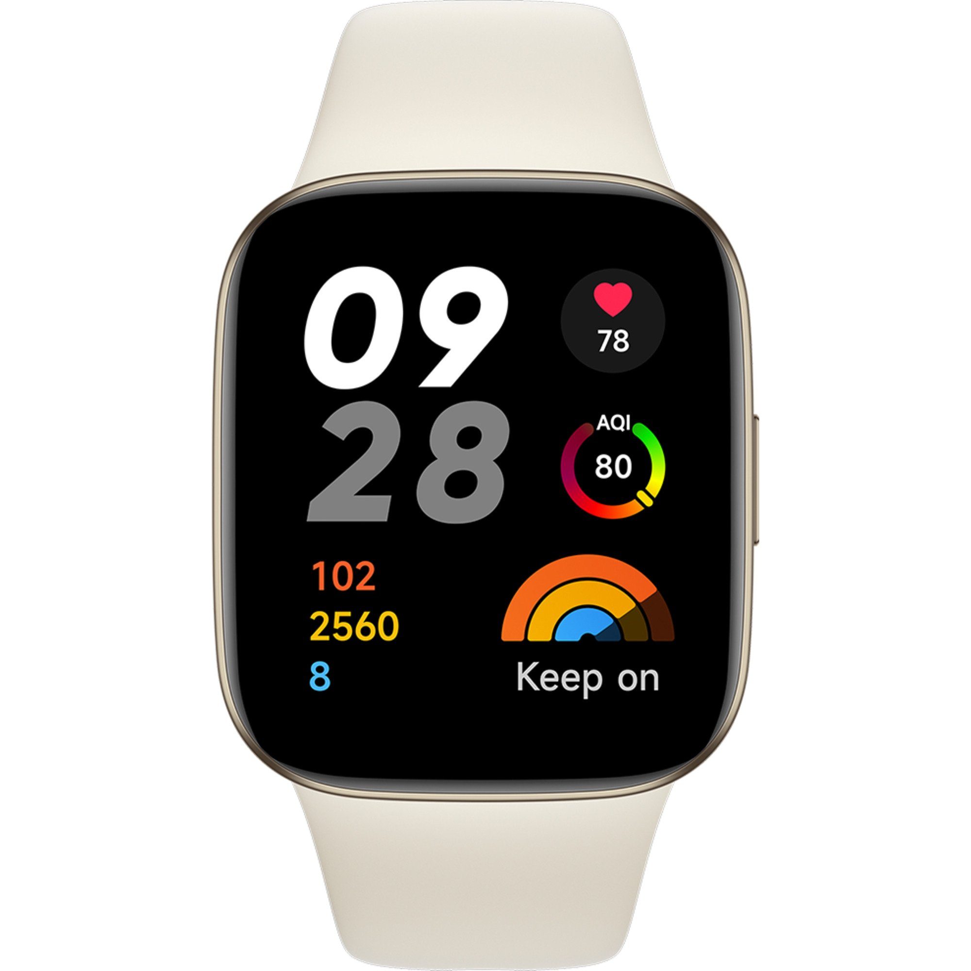 Xiaomi Redmi Watch 3 Ivory Smartwatch (3,81 cm/1,5 Zoll, Proprietär ...