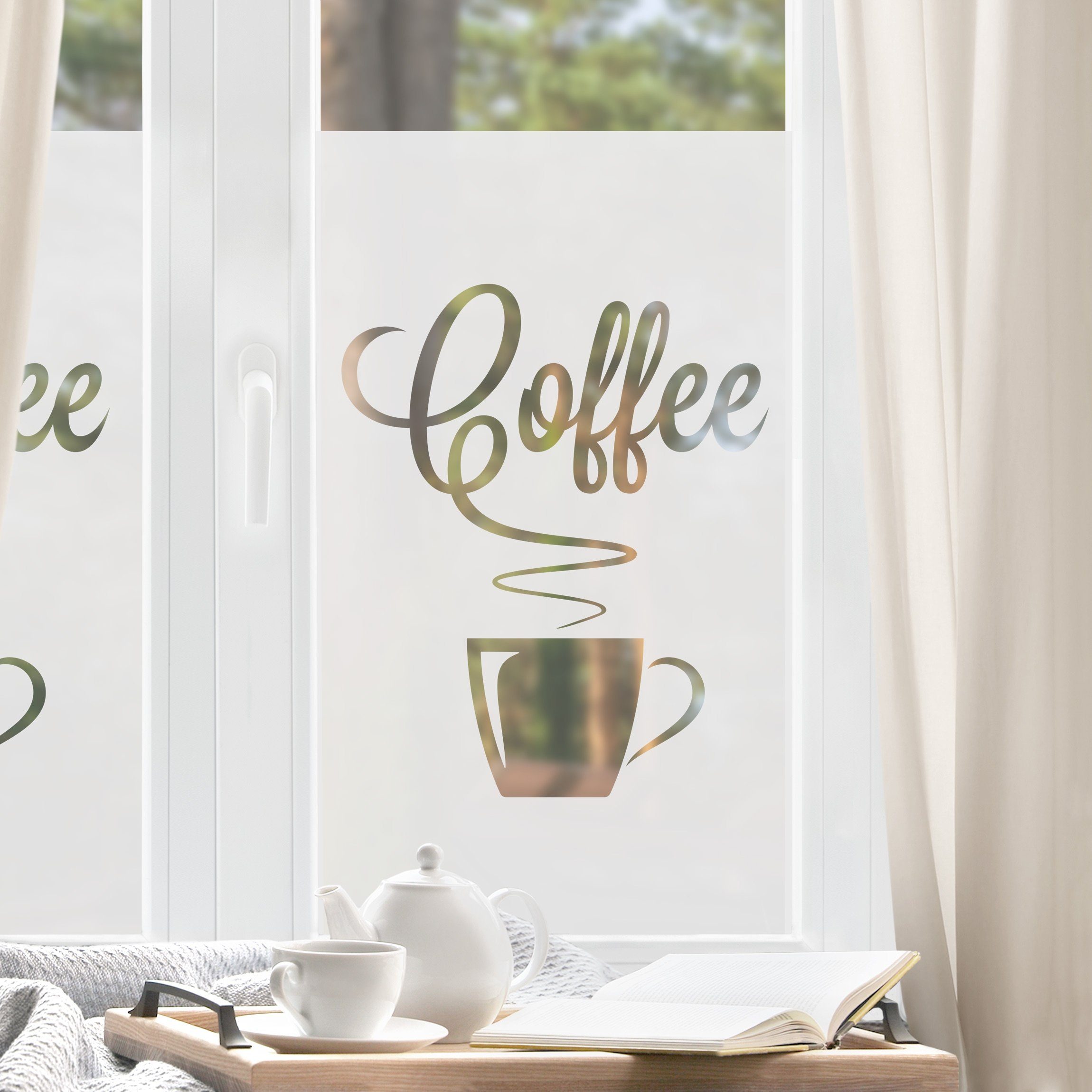 Bilderdepot24 Fensterfolie statisch haftend Motiv Fensterdeko günstig online kaufen