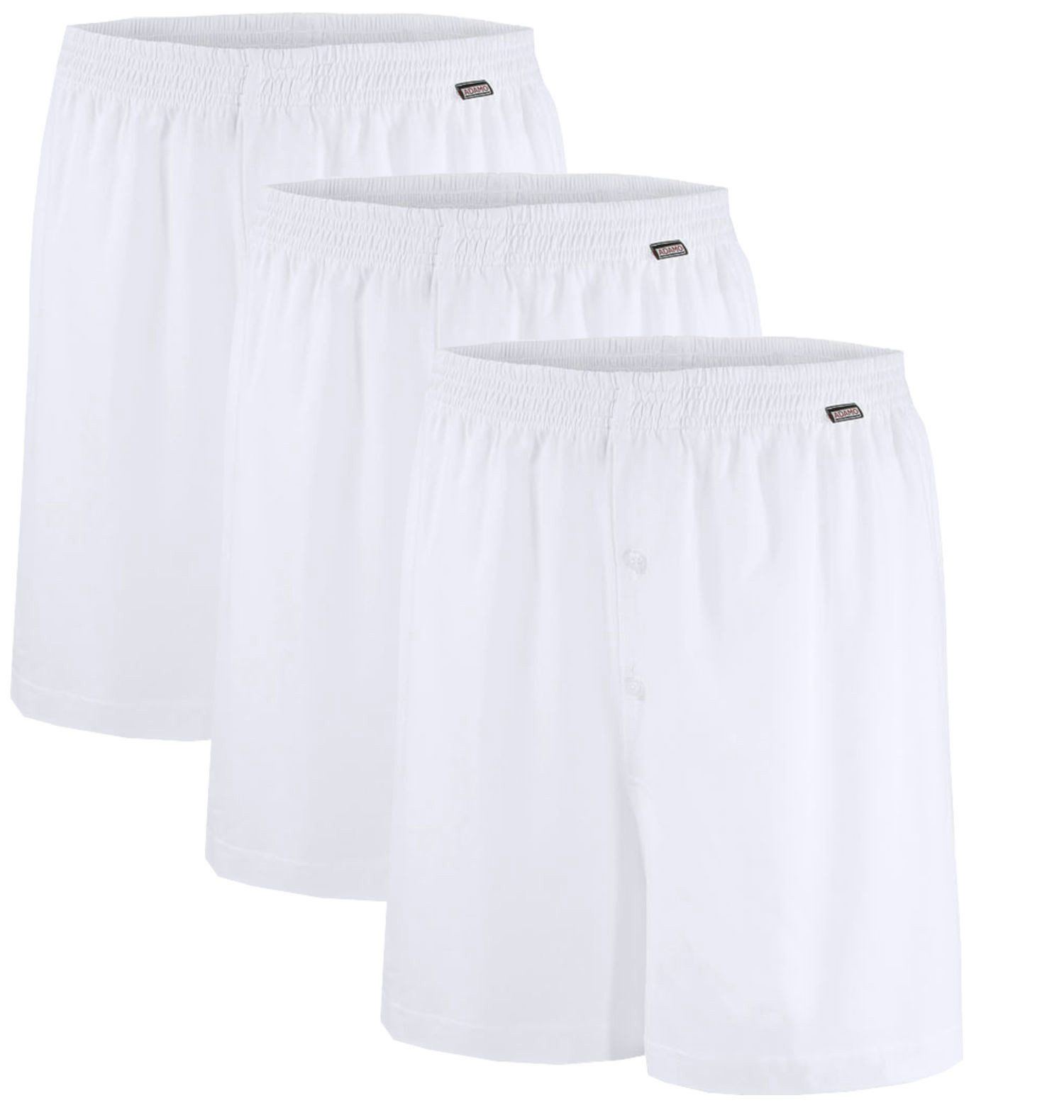 ADAMO Boxershorts 3er Pack Weiss