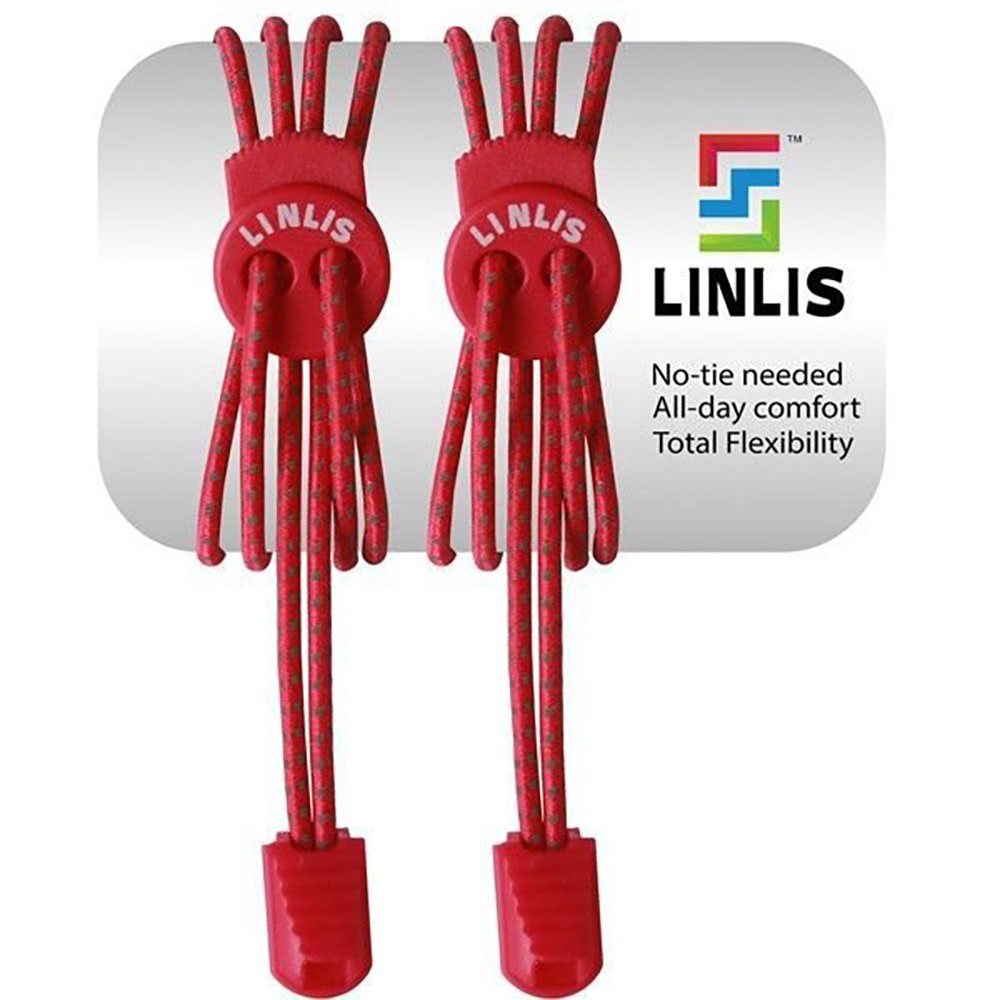 LINLIS Schnürsenkel Elastische Schnürsenkel ohne zu schnüren LINLIS Stretch FIT Komfort mit 27 prächtige Farben, Wasserresistenz, Strapazierfähigkeit, Anwenderfreundlichkeit Rosa-2