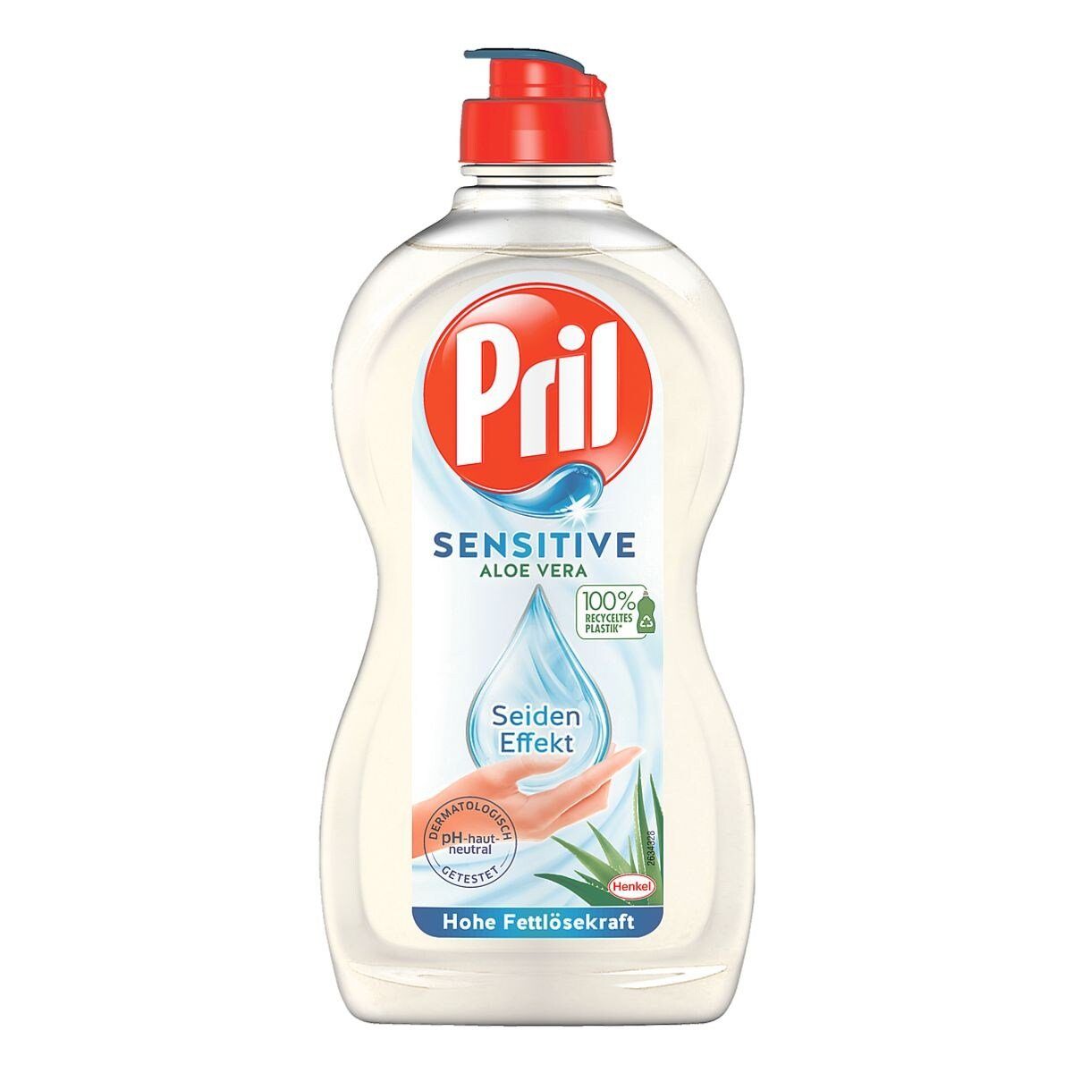 PRIL Sensitive Aloe Vera Geschirrspülmittel Fettlösekraft) / hohe ml, (450 hautschonend