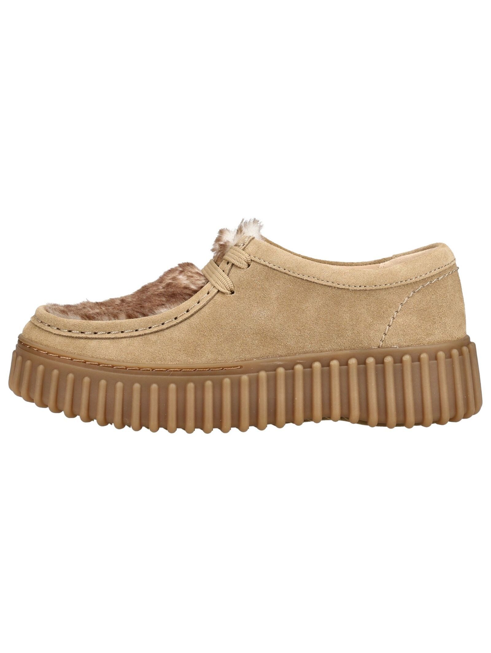 Clarks Clarks Halbschuhe Veloursleder Schnürschuh