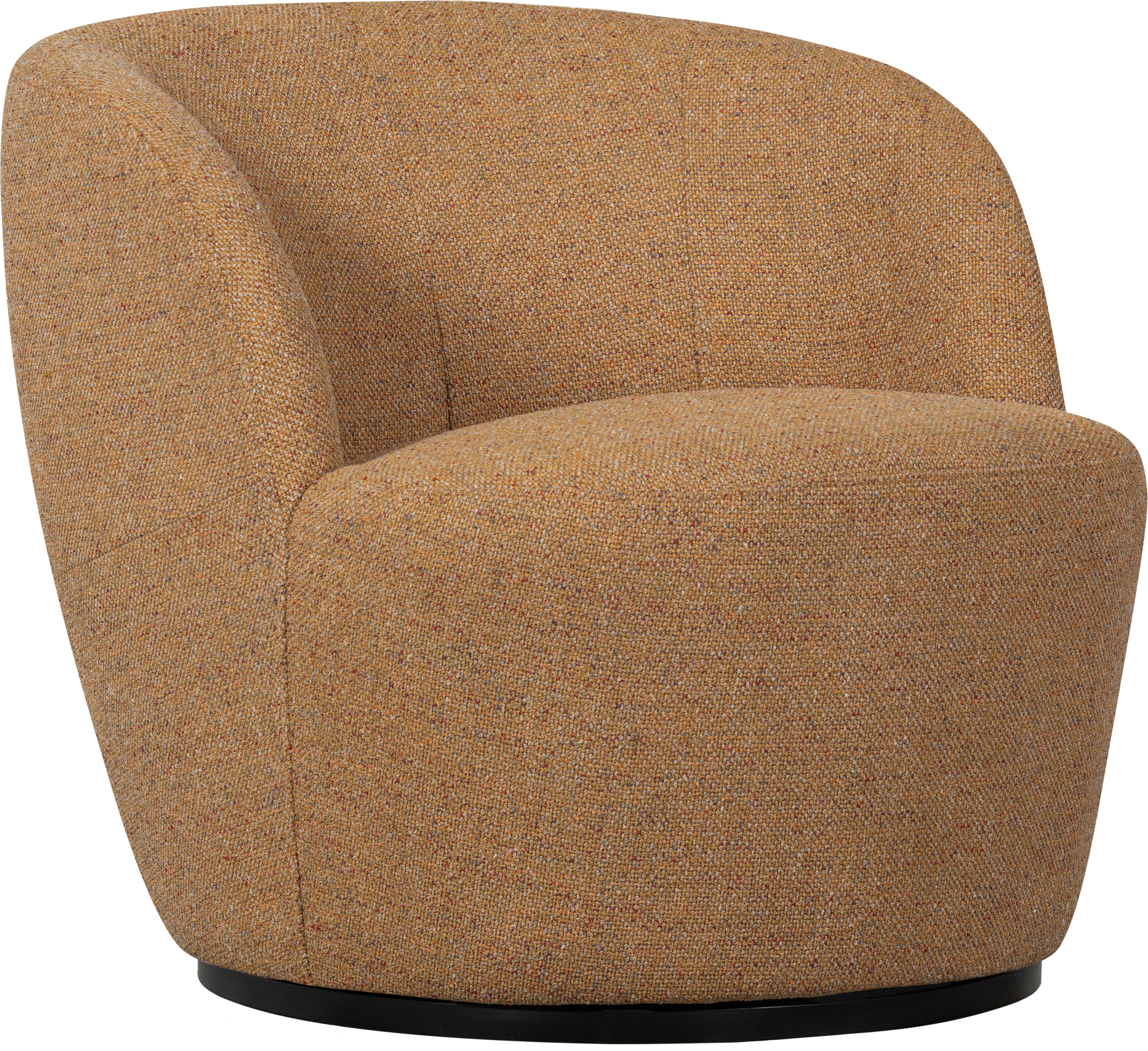 WOOOD Drehsessel Serra, in jede Richtung drehbar, runde Form, H 68 cm x B 70 cm