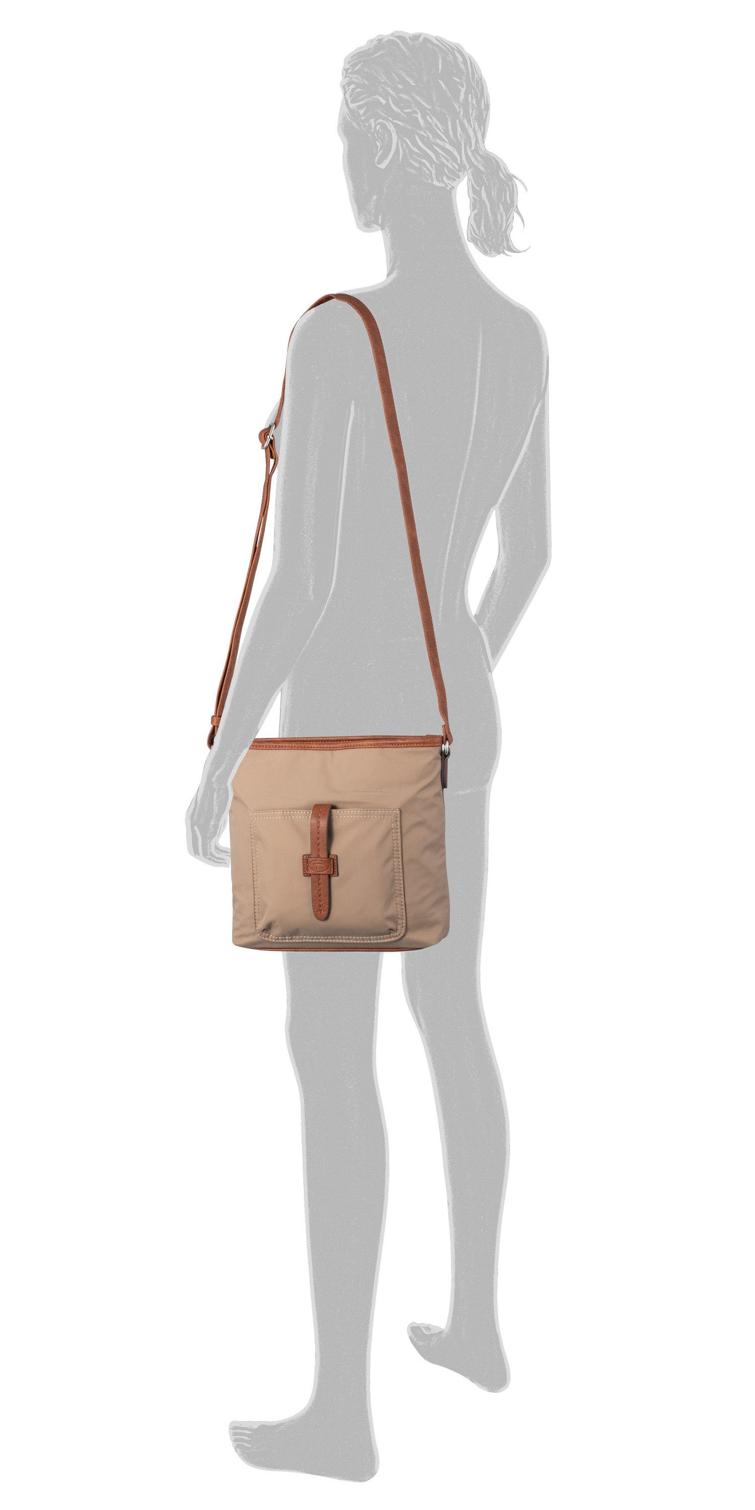 TOM TAILOR Umhängetasche Cross Bag Reva BEIGE