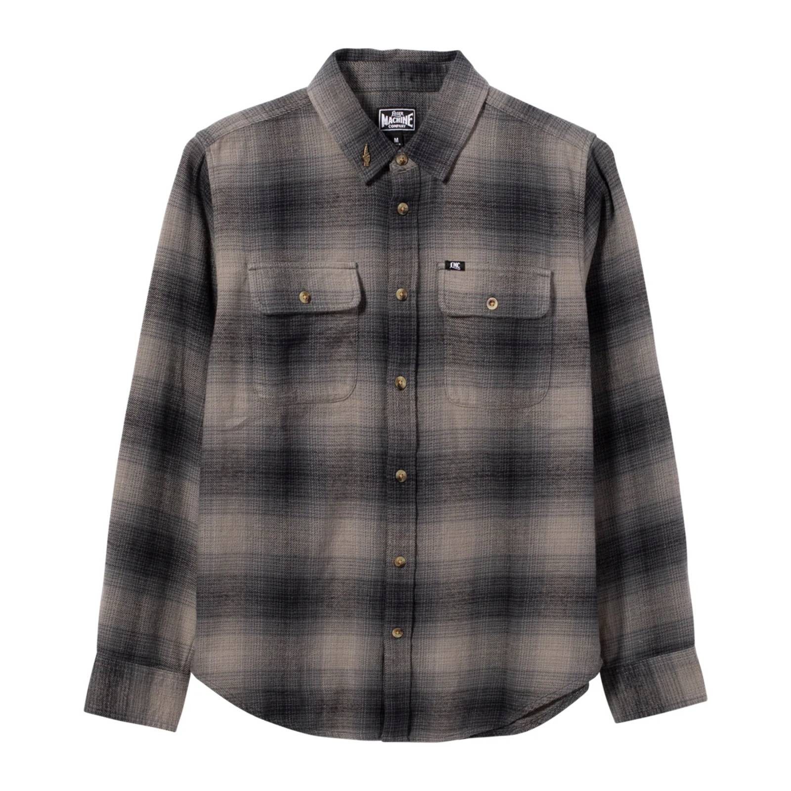 Loser Machine Flanellhemd Hemd Loser Machine Pasqual Schildpattknöpfe