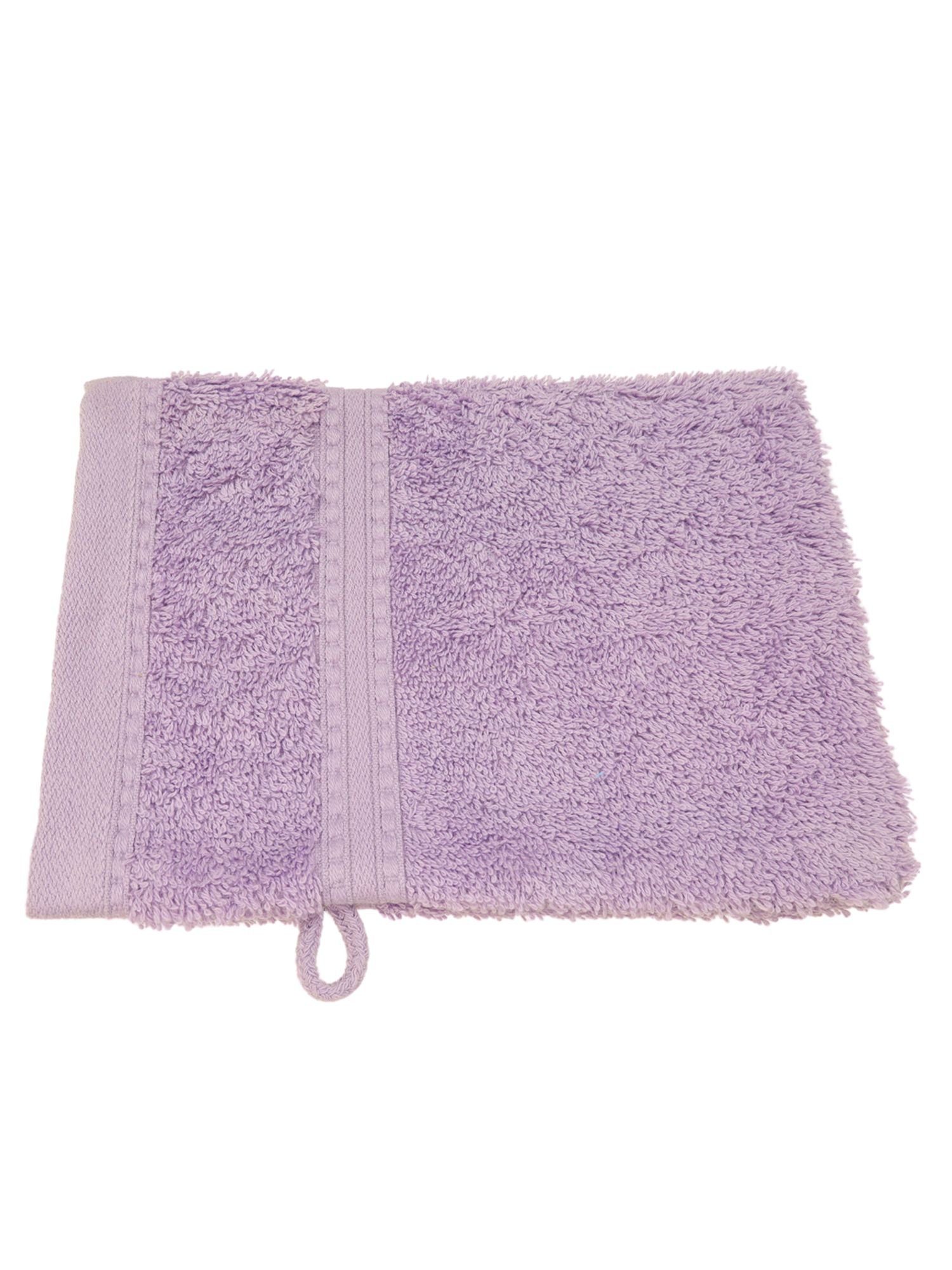 Julie Julsen Handtuch 1-Handtuch-Lavendel-Waschhandschuh 15 x 21 cm, Bio-Baumwolle (1-St)