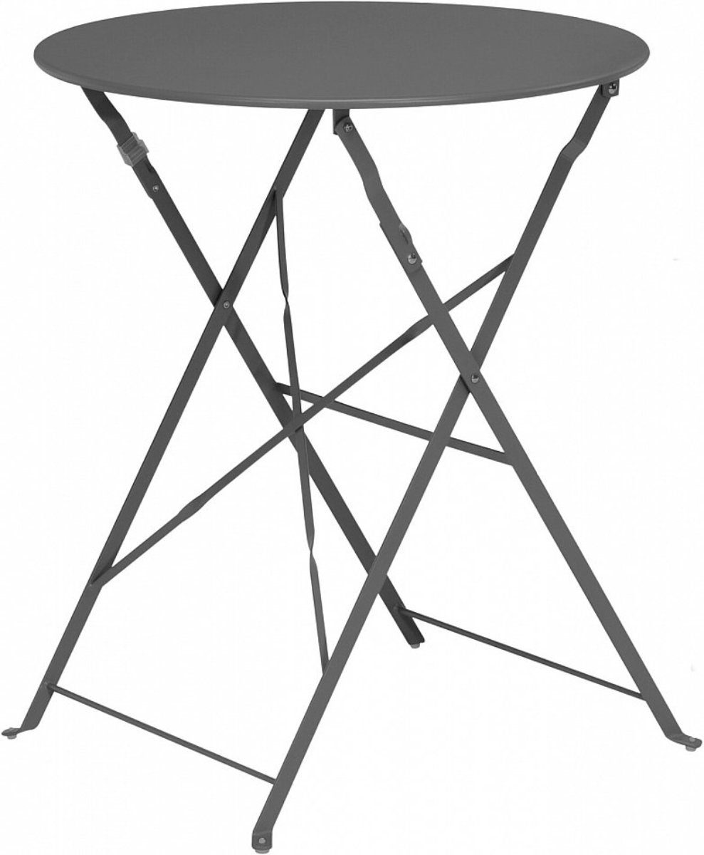 Koopman Gartentisch Balkontisch Terrassentisch Gartentisch Metall Rund