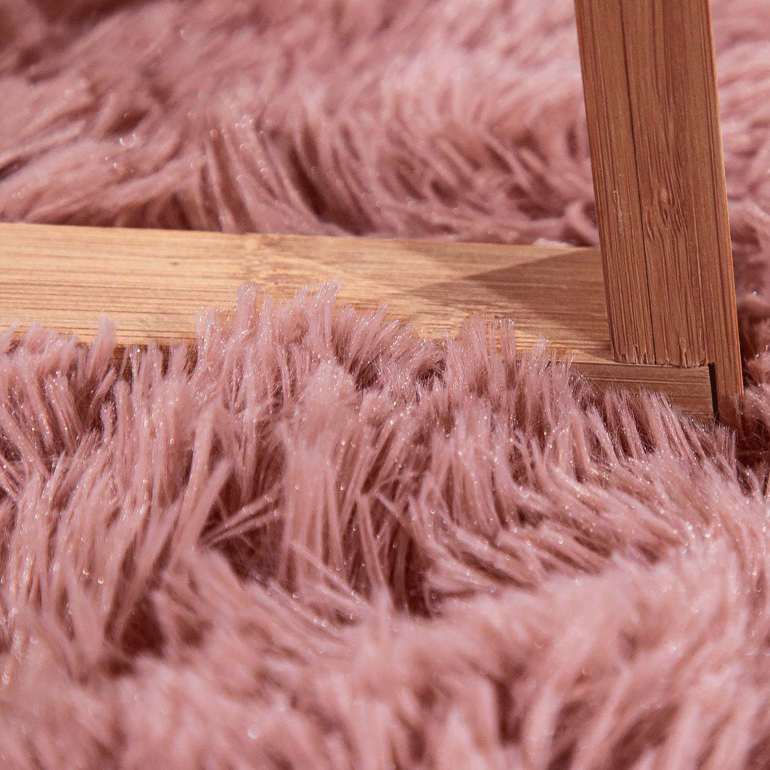 Paco Home Hochflor-Teppich Silky 591, rund, Höhe: 37 mm, Uni Farben, besonders weich und kuschelig – Bild 4 von 5