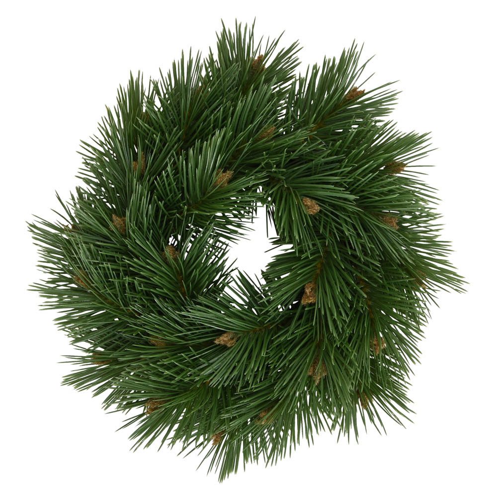 Posiwio Dekokranz Dekokranz CHRISTMAS GREEN grün Kranz aus Kiefernzweigen D35cm Türdeko