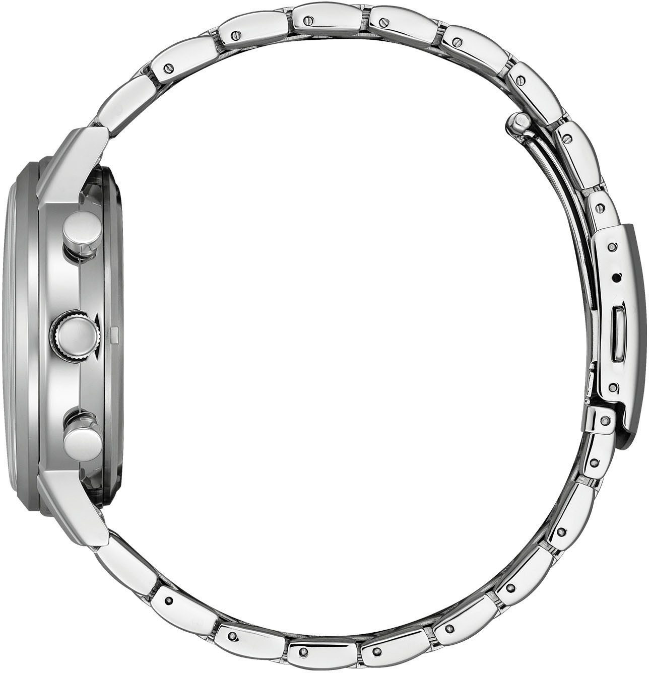 Citizen Chronograph CA4630-53X, Armbanduhr, Solar, Herrenuhr, Edelstahlarmband, Datum, Stoppfunktion
