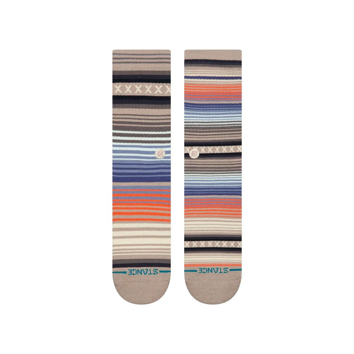 Stance Socken Tagessocke Crew Curren Staple grau - 1 Paar günstig online kaufen