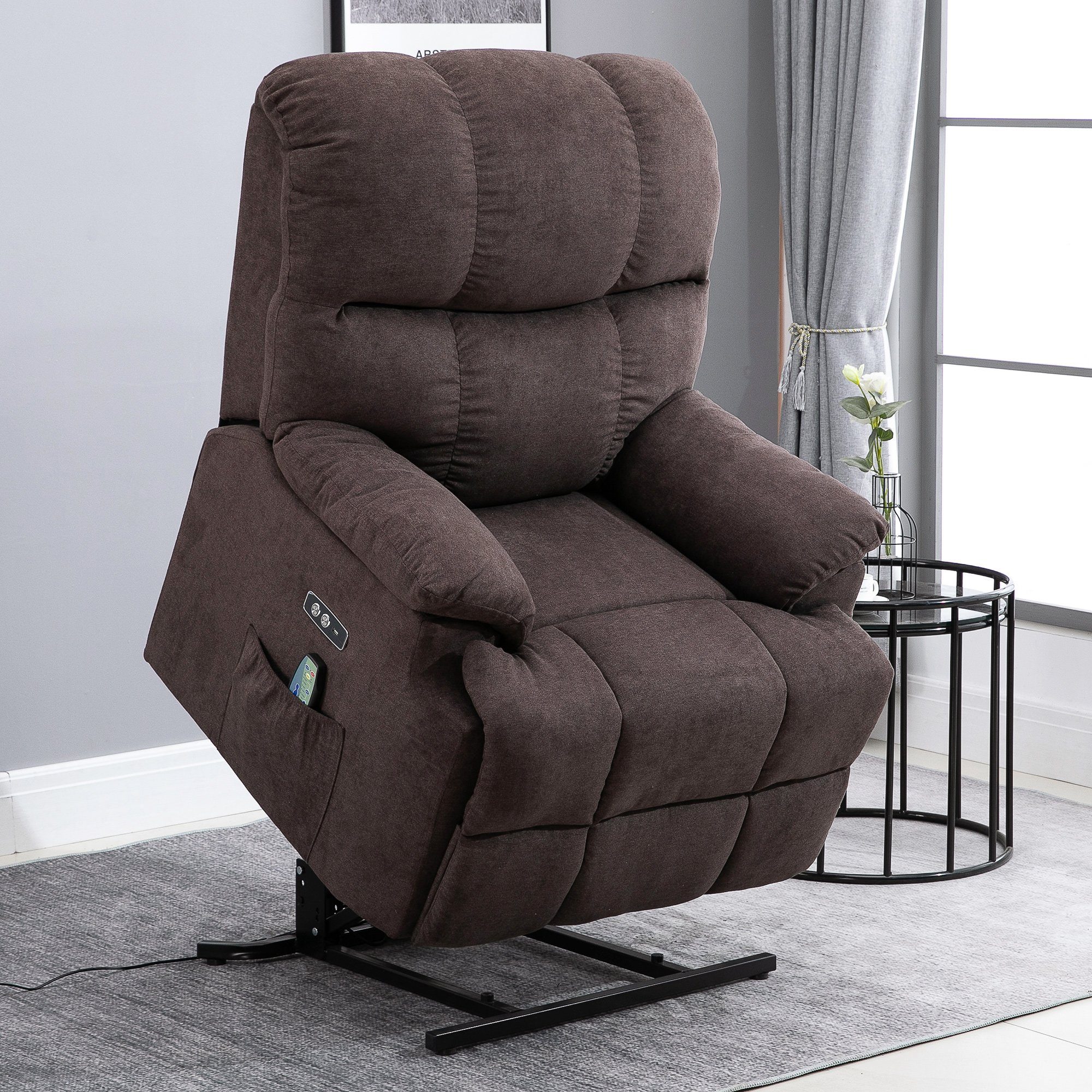 HOMCOM Massagesessel Relaxsessel mit Aufstehhilfe, verstellbare günstig online kaufen