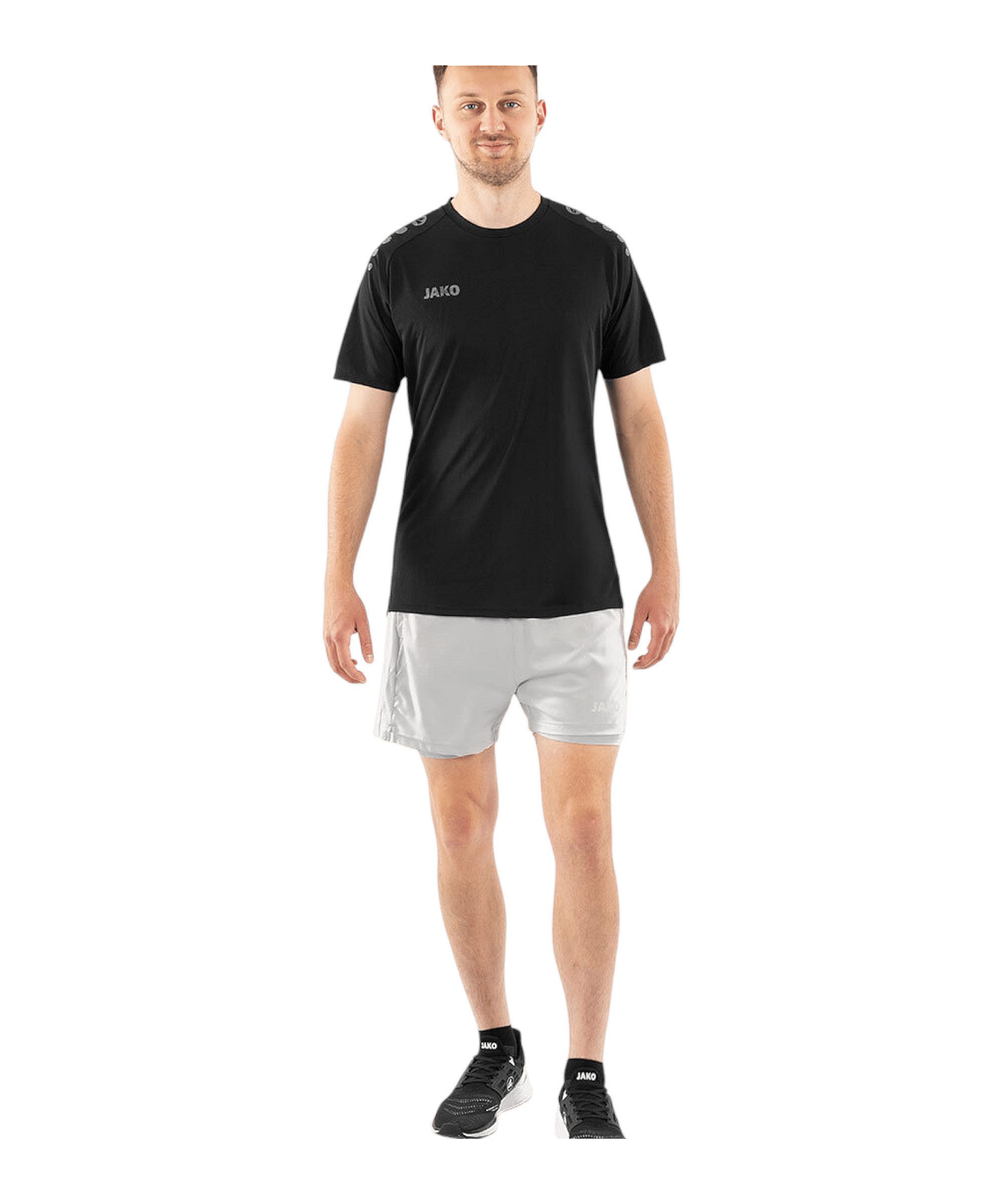 Jako Trainingshose 2-in-1 Power Short (1-tlg) Kordelzug