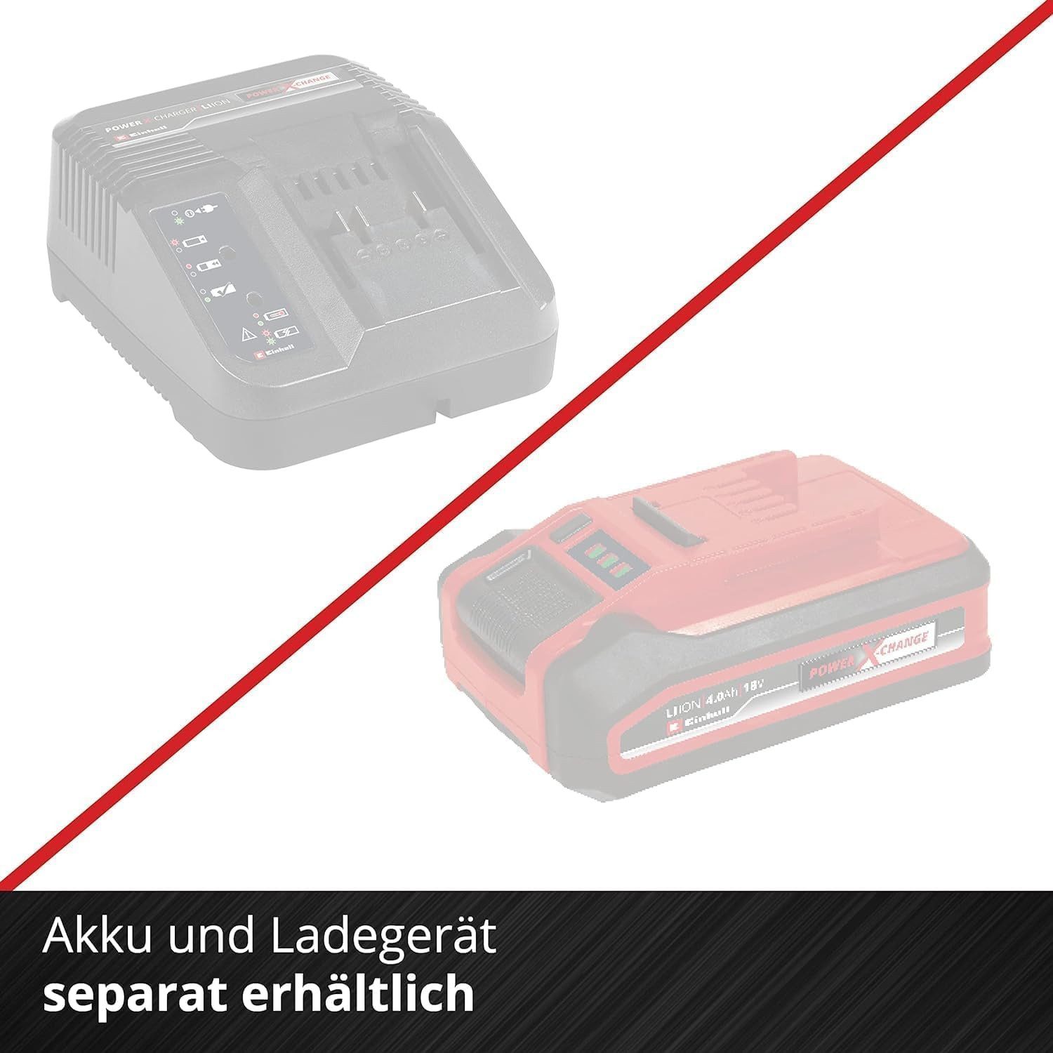 Einhell Akkurasenmäher Rasenmäher GE-CM 36/43 Li M 36V (2x18V) ohne Akku / Ladegerät)