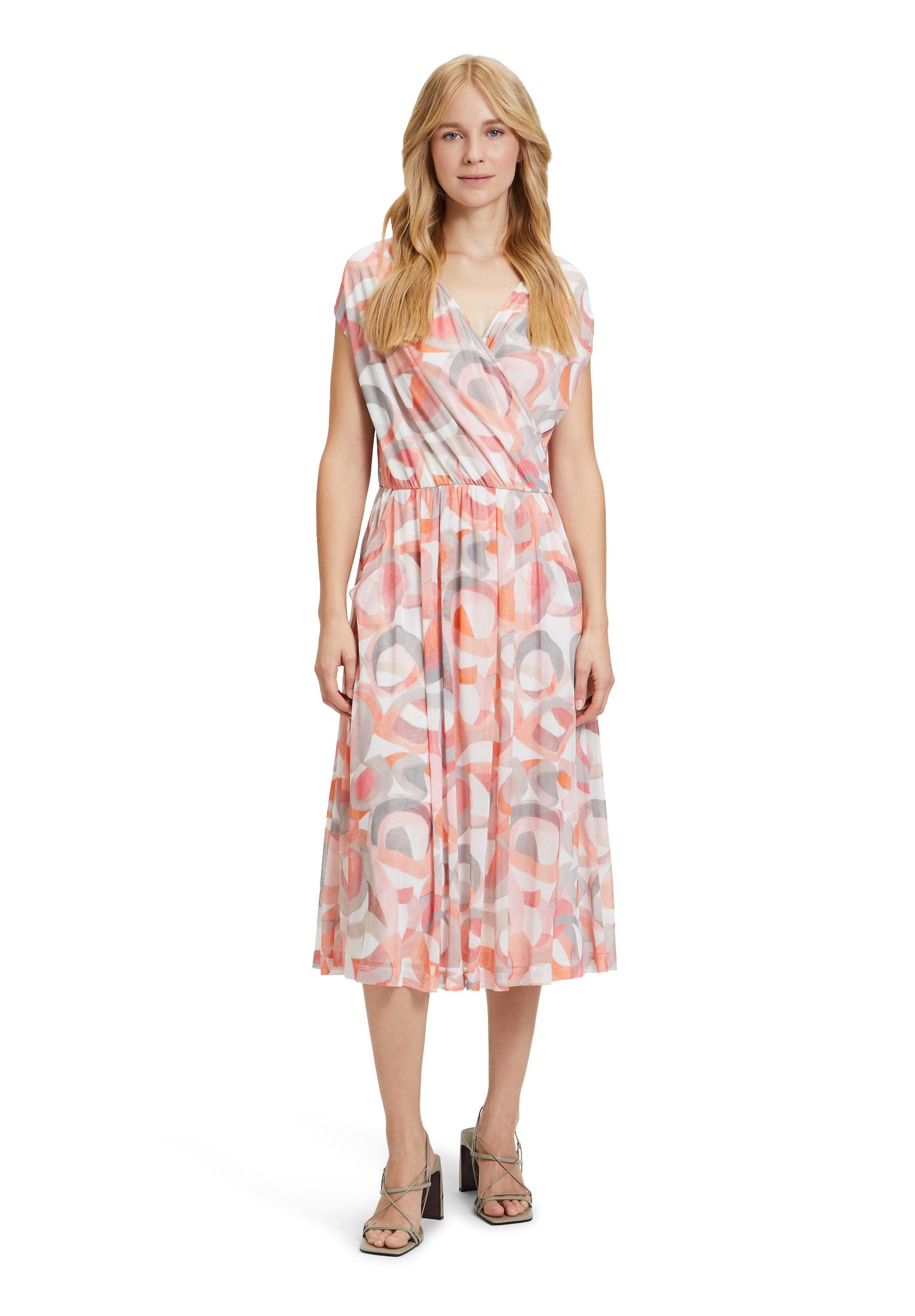Midikleid Betty Barclay Damen Sommerkleid Midikleid mit Raffung