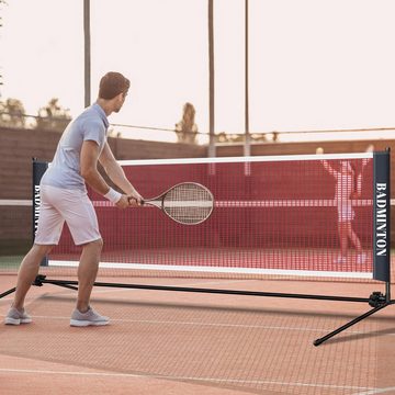 Randaco Badmintonnetz Tennisnetz 310cm Federballnetz Volleyballnetz Tragbares mit Tasche