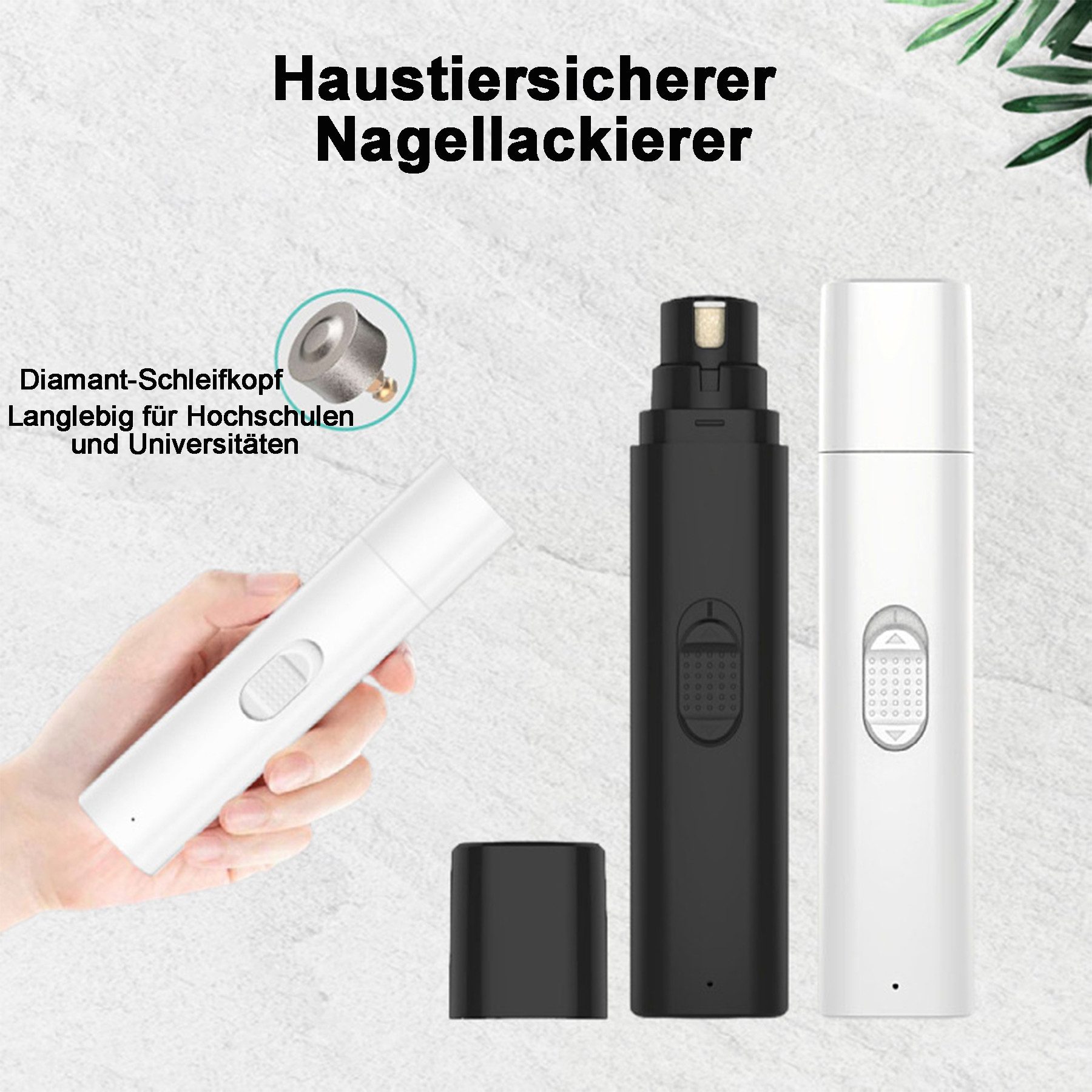 Senmudi Krallenschleifer Krallenschleifer für Hunde,2-Geschwindigkeiten Krallenpflege Schneider, Super Leise (45 dB),Geeignet für Große,Mittlere & Kleine Hunde/ – Bild 4 von 5